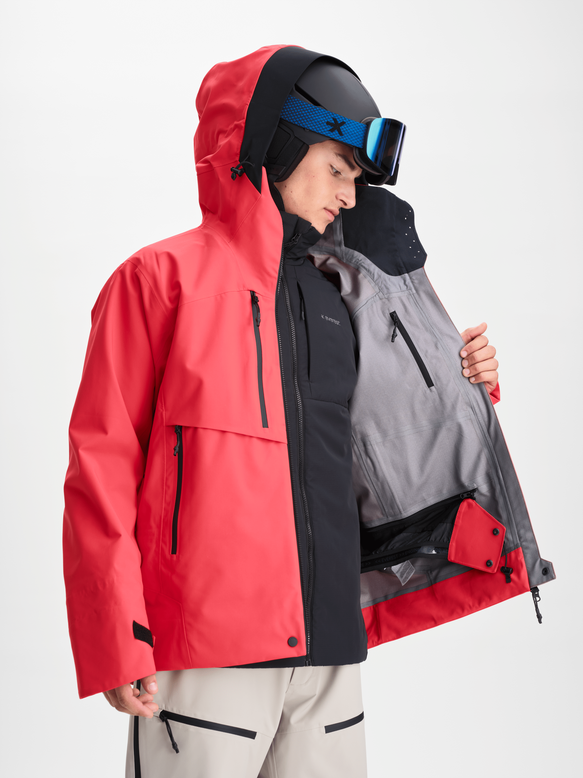 ICON 3-LAGEN-JACKE HIGH RISK RED Everest Ski- & Snowboardjacke