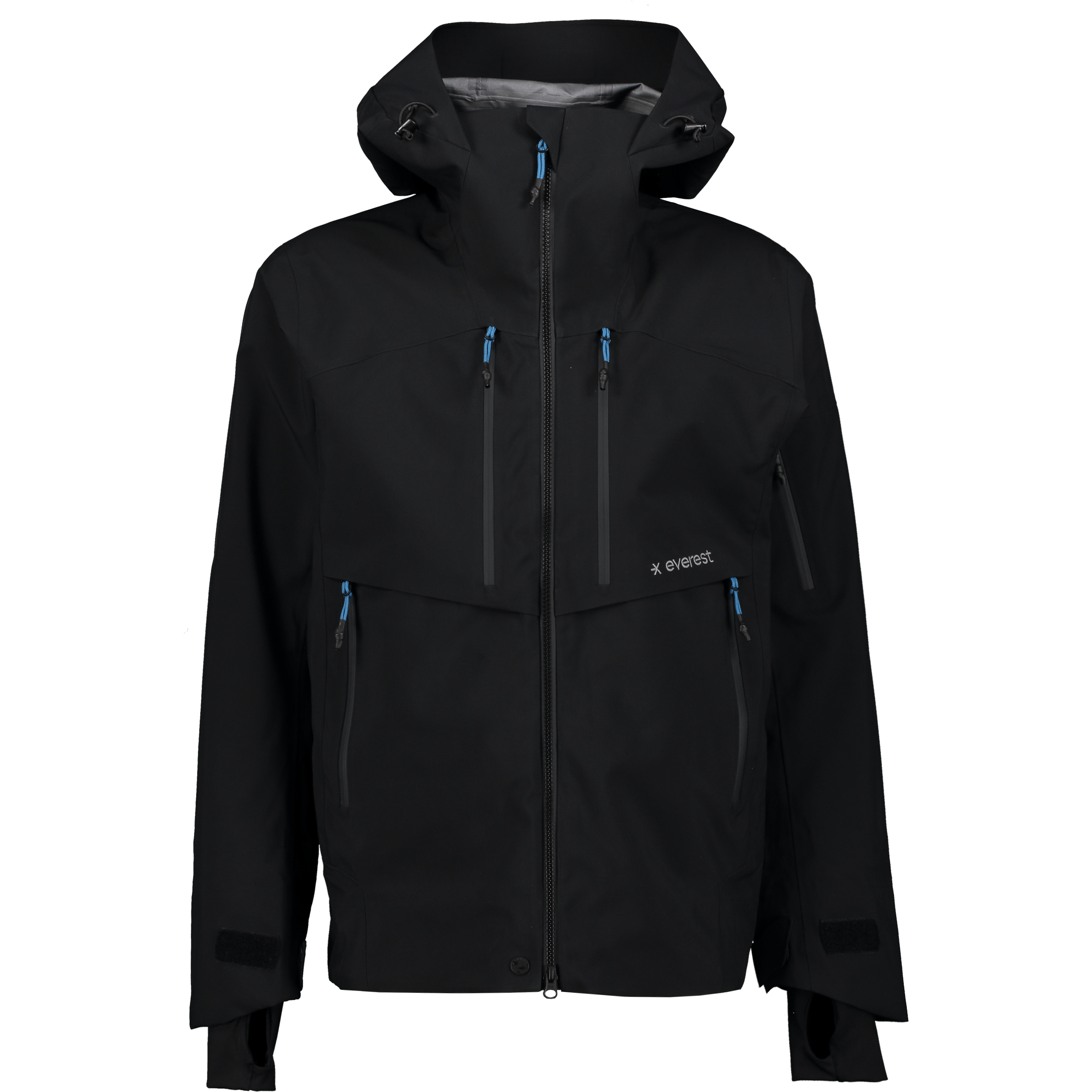 ICON 3-SCHICHT JACKE SCHWARZ/GLAZIAL Everest Ski- & Snowboardjacke