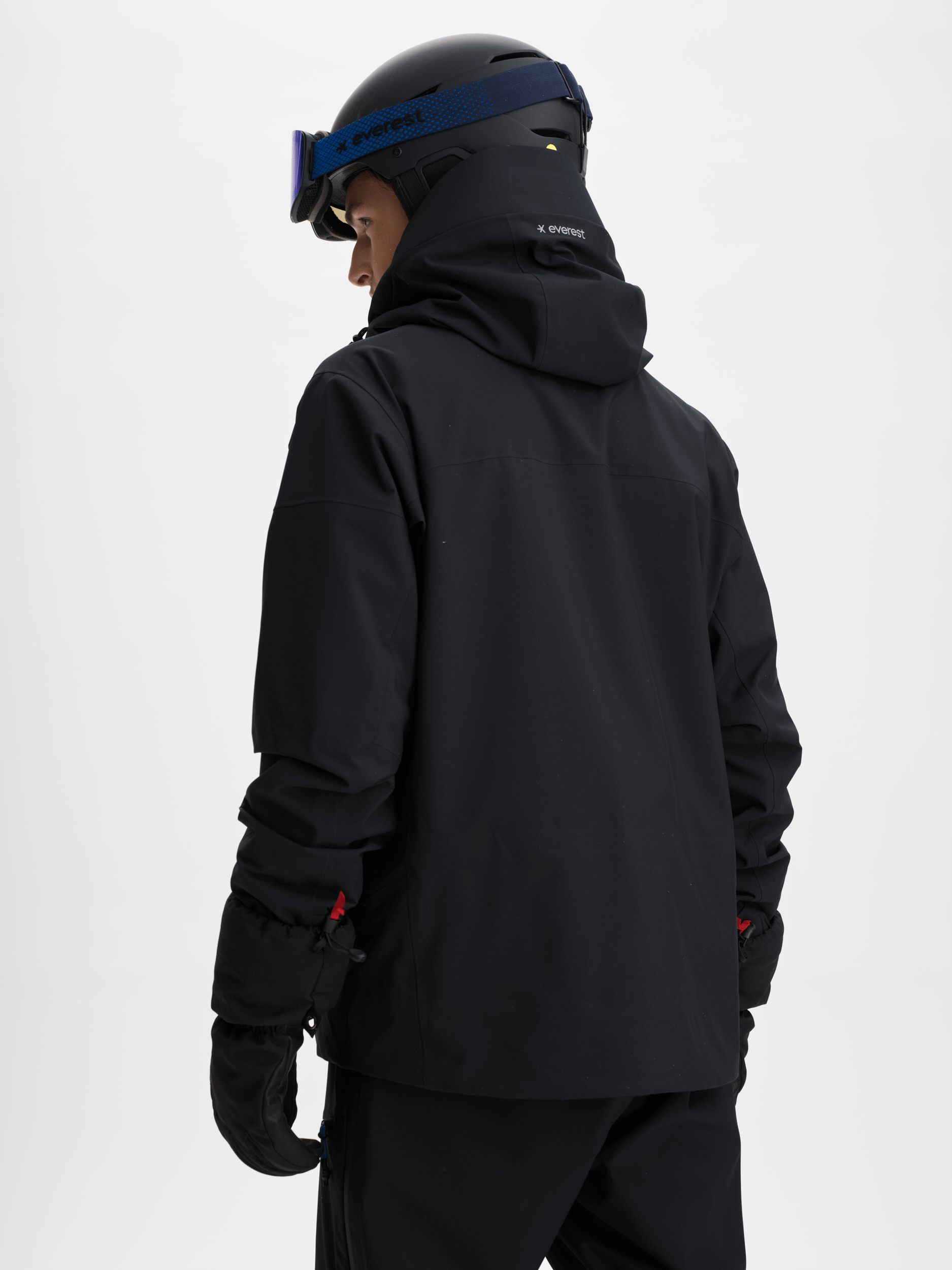 ICON 3-SCHICHT JACKE SCHWARZ/GLAZIAL Everest Ski- & Snowboardjacke