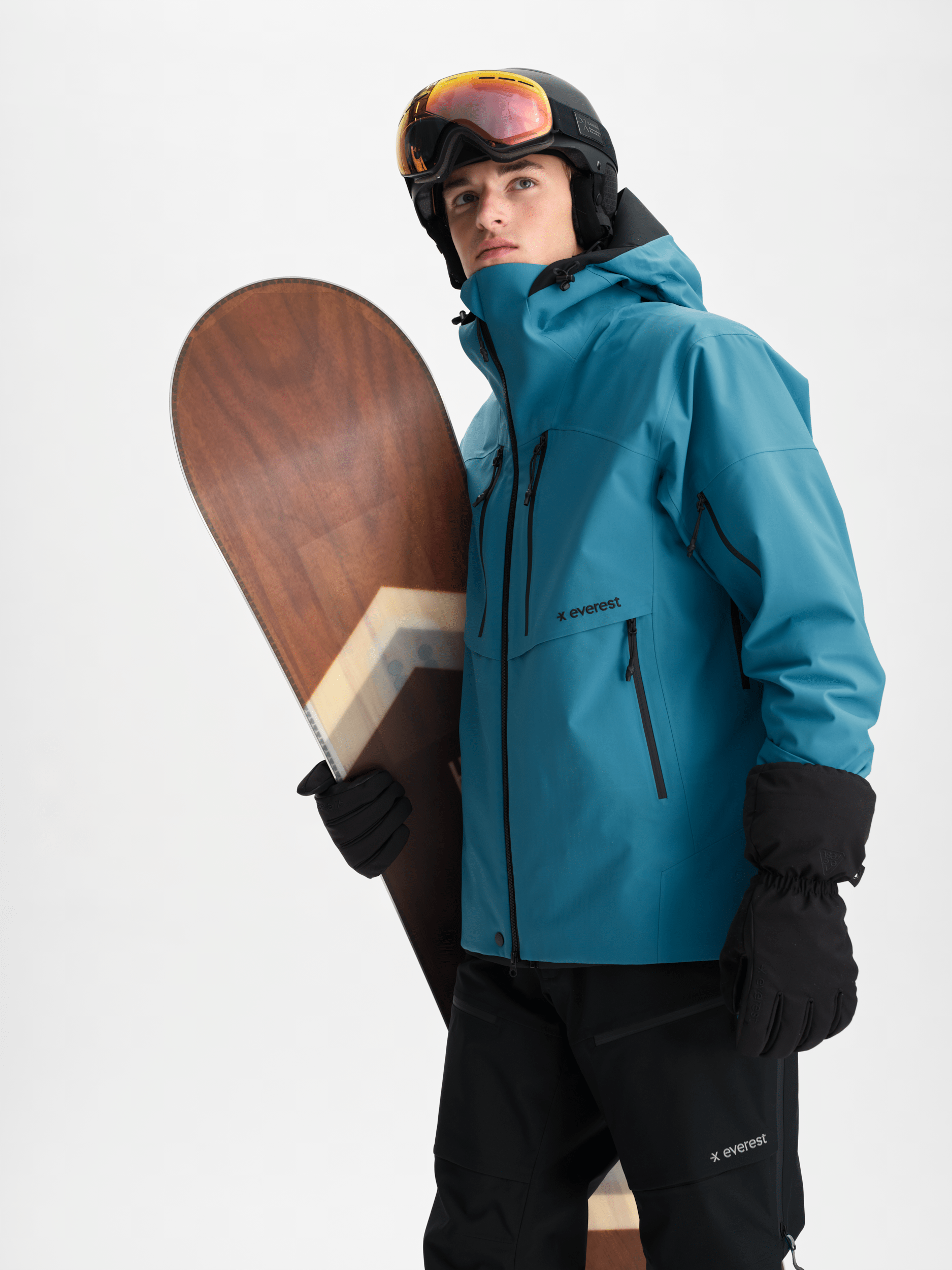 ICON 3-LAGEN-JACKE GLACIER BLAU Everest Ski- & Snowboardjacke