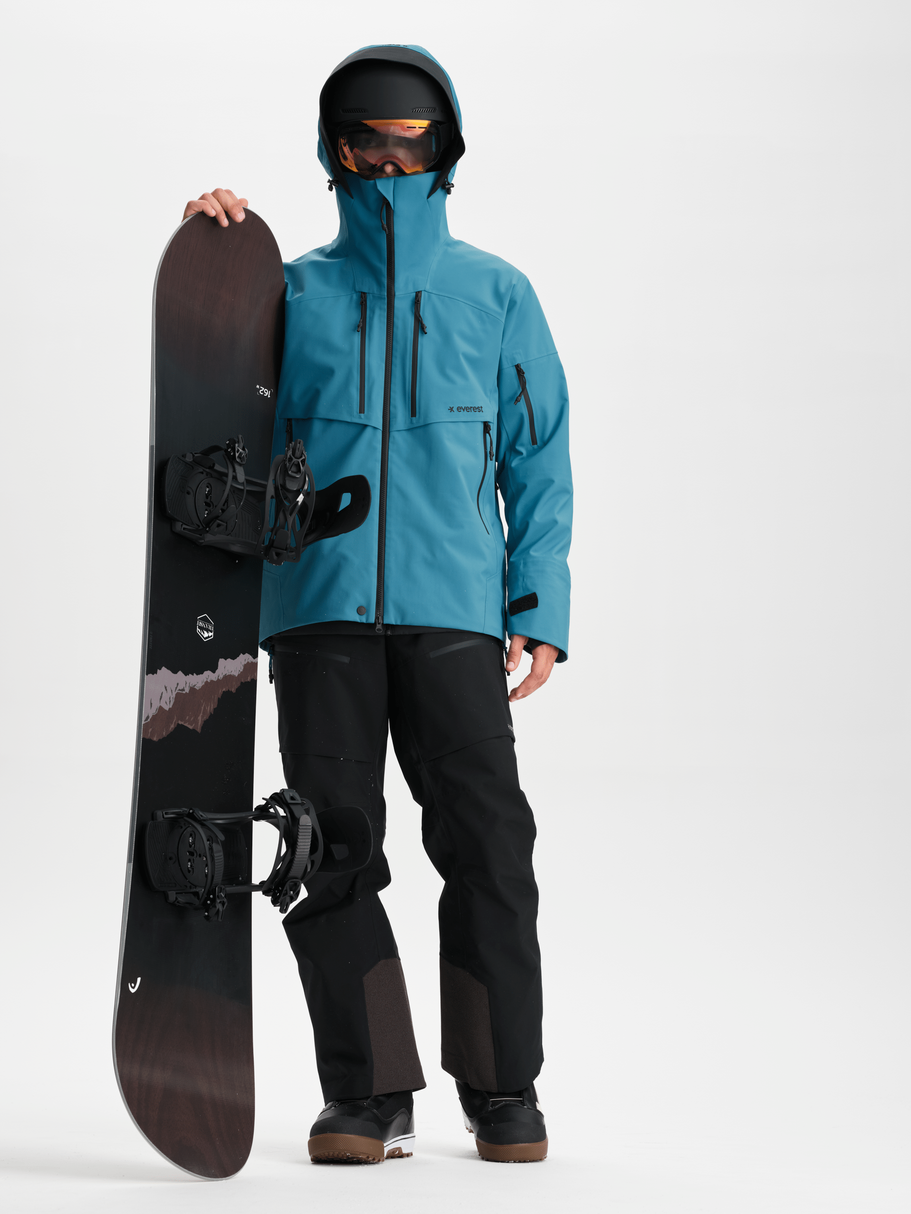 ICON 3-LAGEN-JACKE GLACIER BLAU Everest Ski- & Snowboardjacke