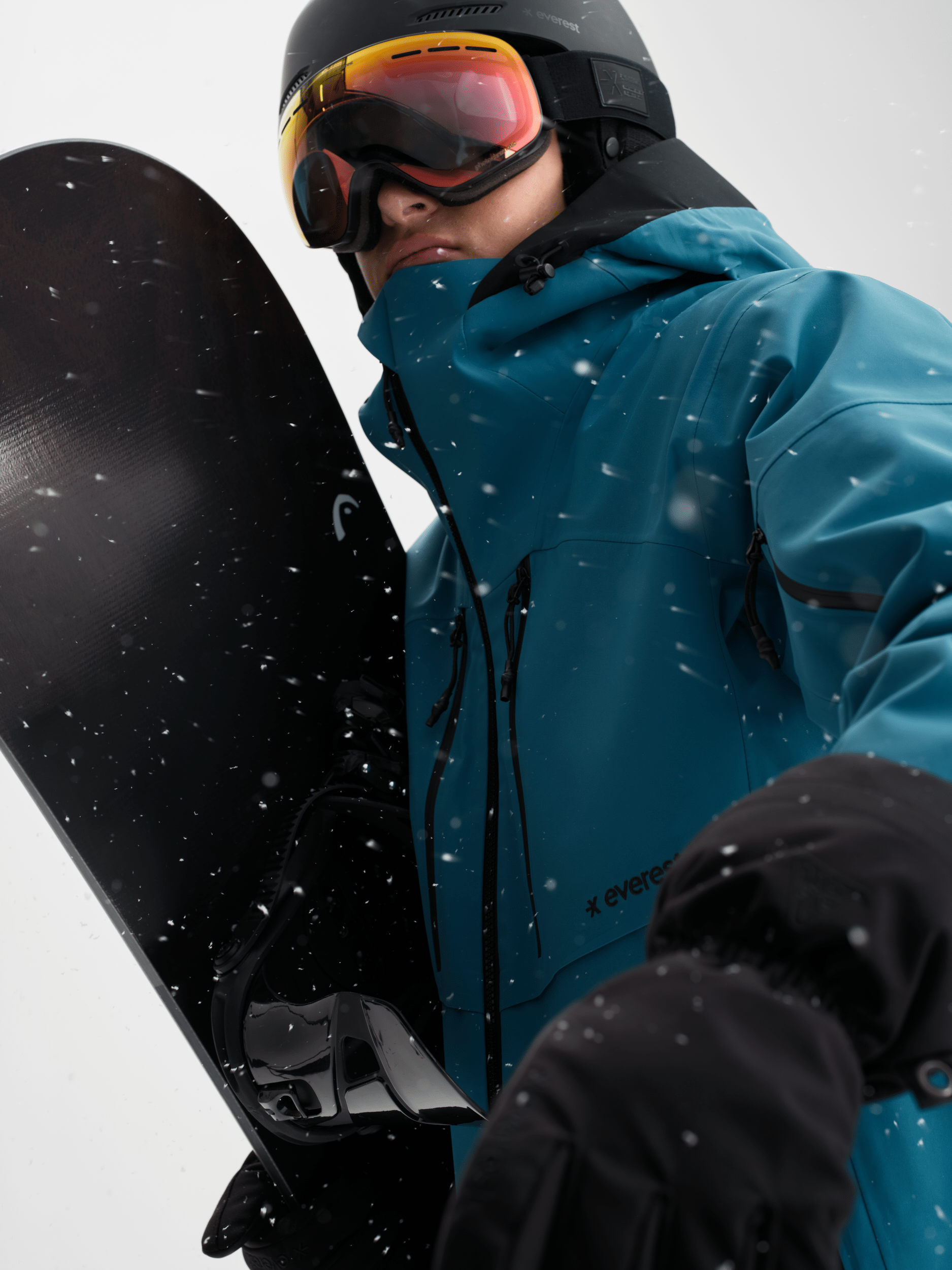 ICON 3-LAGEN-JACKE GLACIER BLAU Everest Ski- & Snowboardjacke