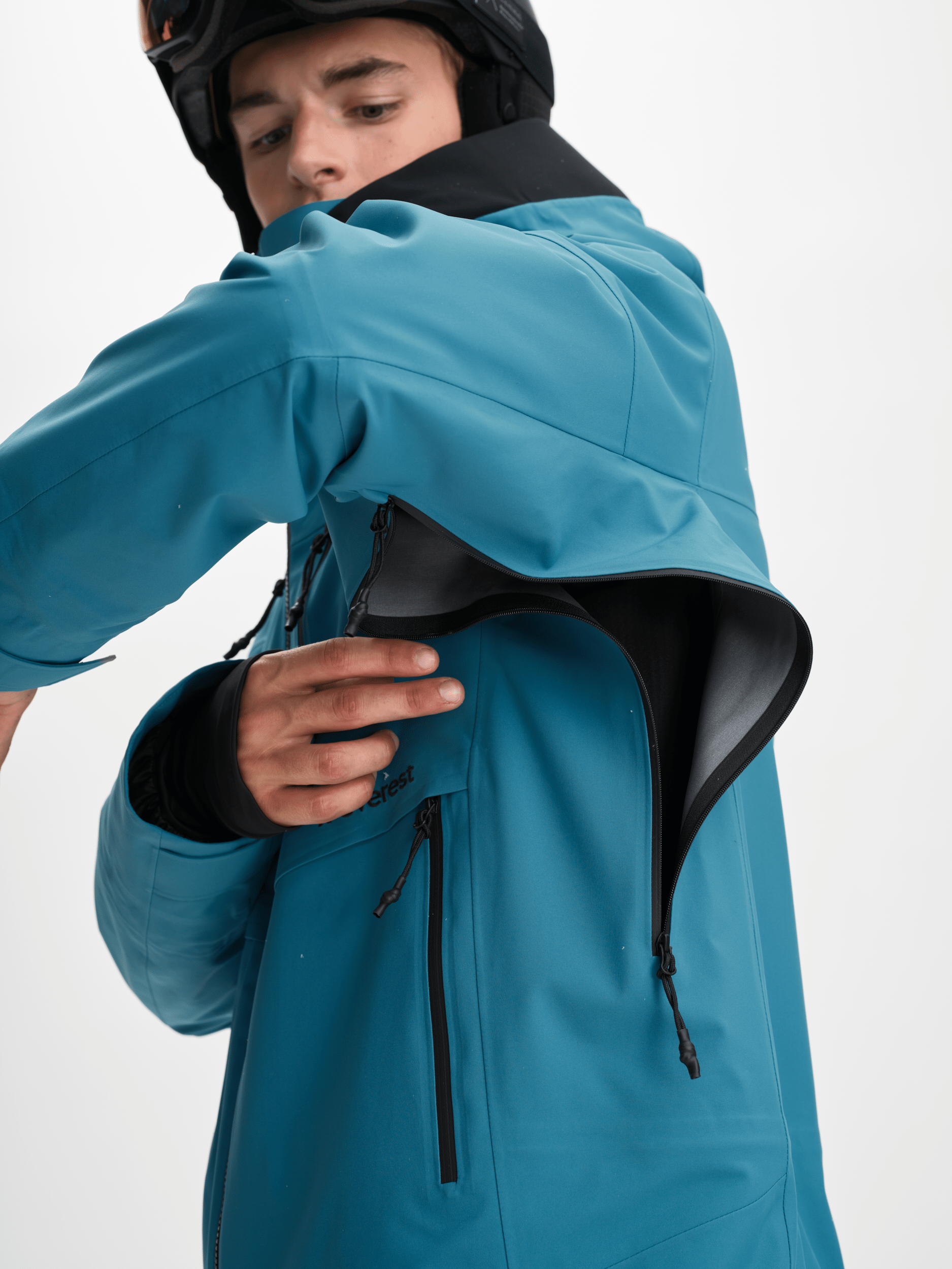 ICON 3-LAGEN-JACKE GLACIER BLAU Everest Ski- & Snowboardjacke