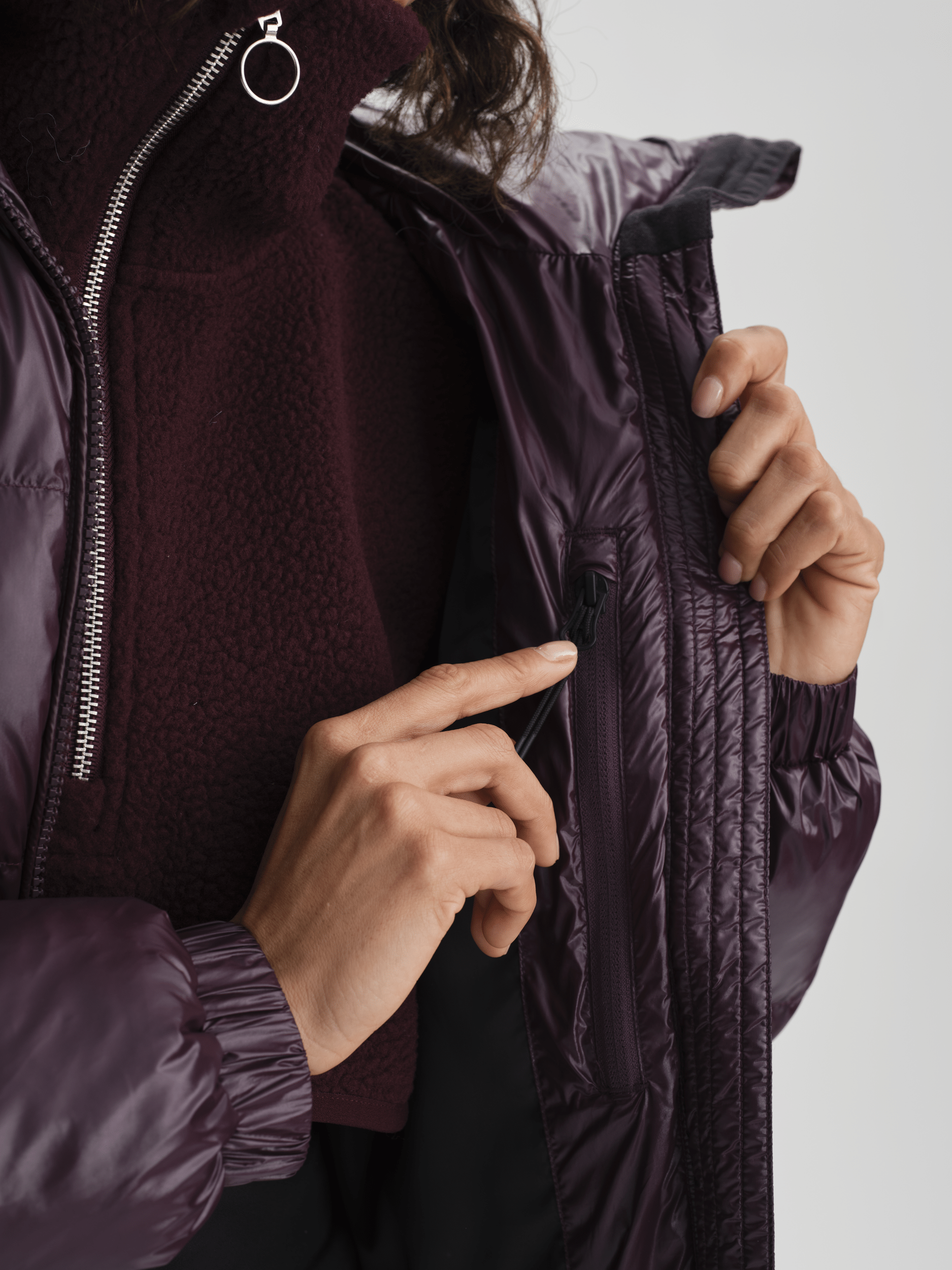 MINYA KURTKA CIEMNY BURGUND Everest Kurtka