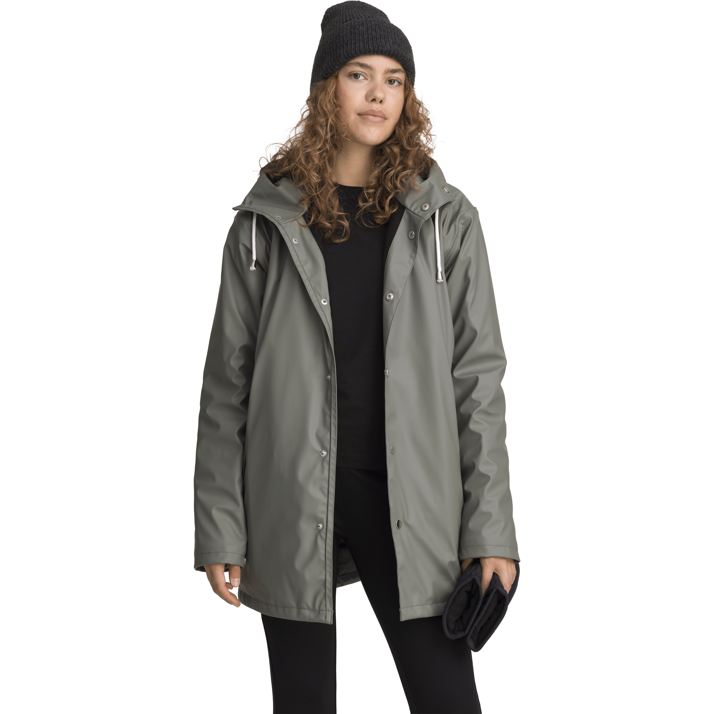 RAIN WARM COAT KHAKI GREY Everest All Weather Coat