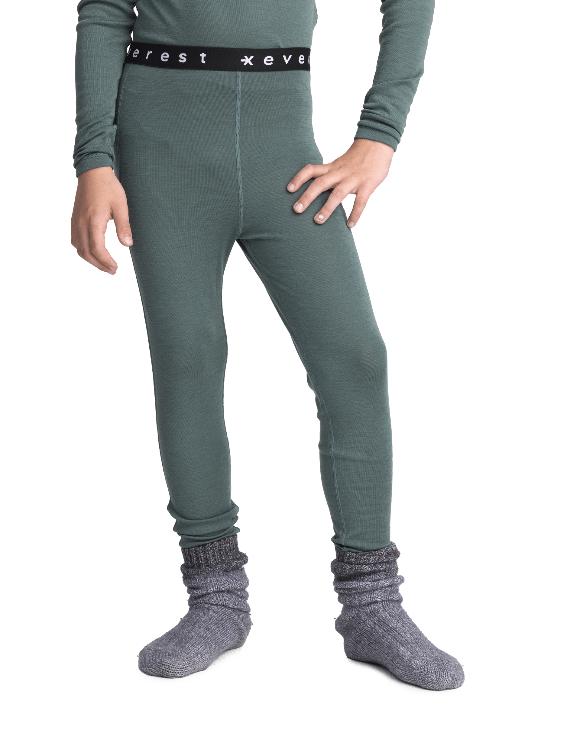 WOOL FIRST LAYER PANT KHAKI GREEN Everest First Layer Wool