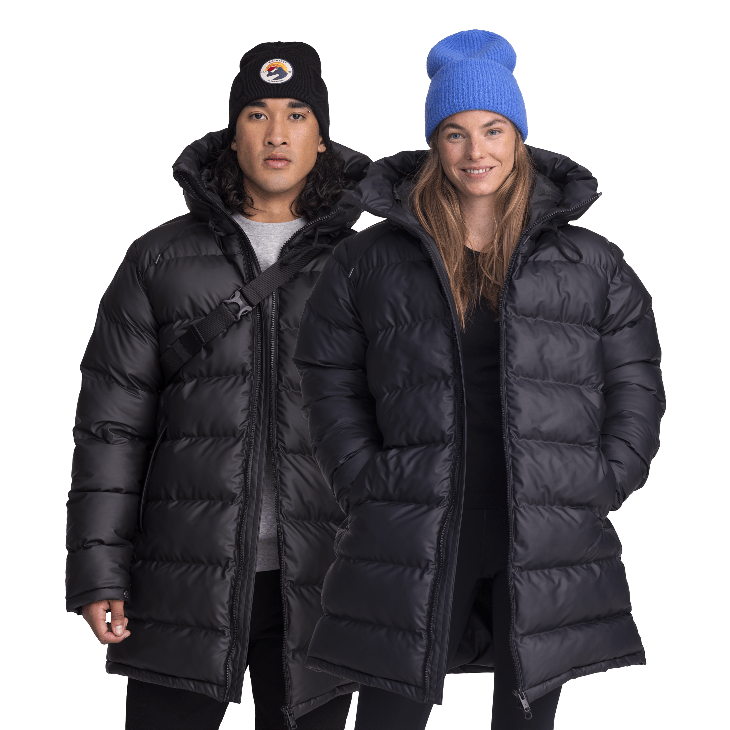 GORYU PARKA CZARNA UNISEKS Everest Pikowana Parka