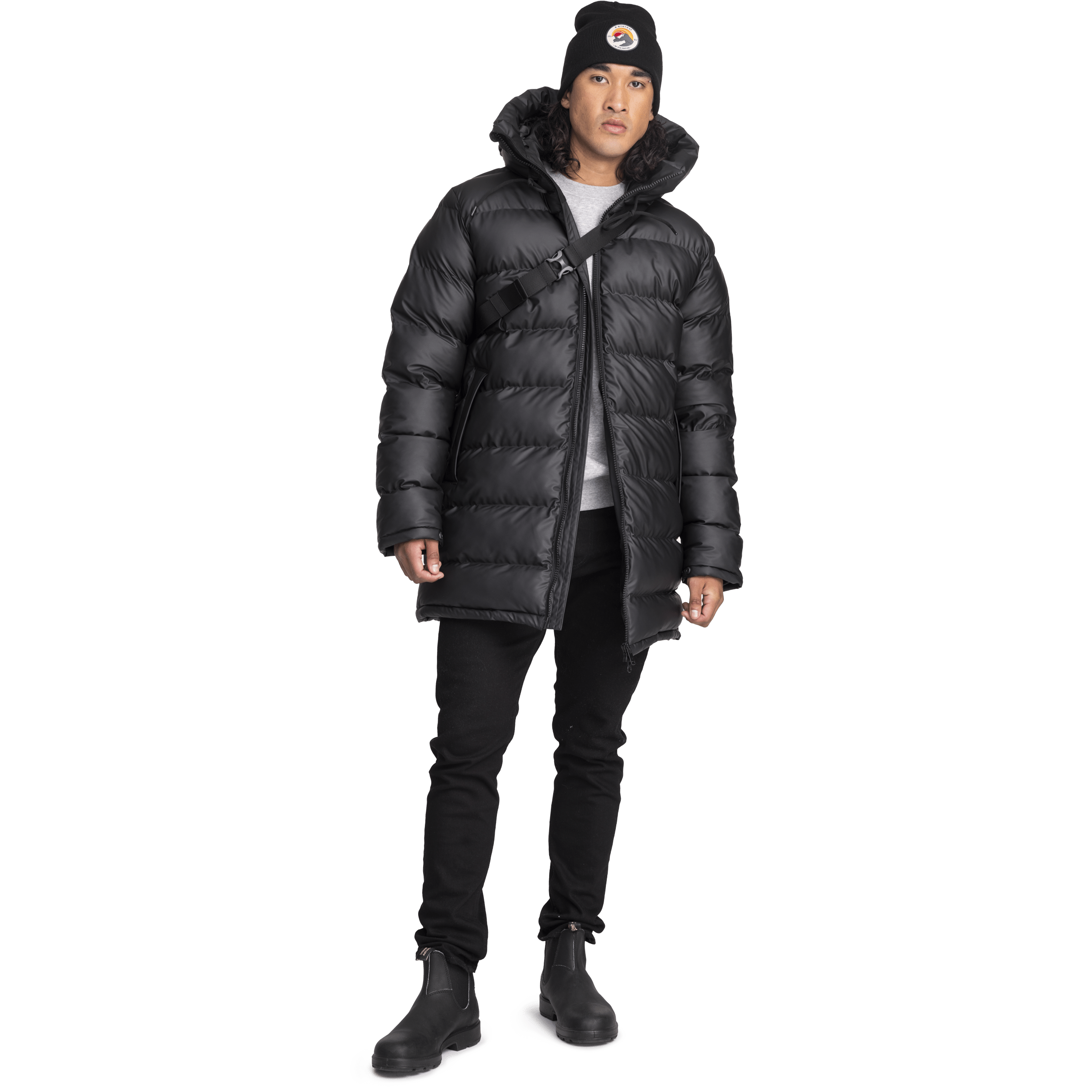 GORYU PARKA CZARNY UNISEX Everest Pikowana parka