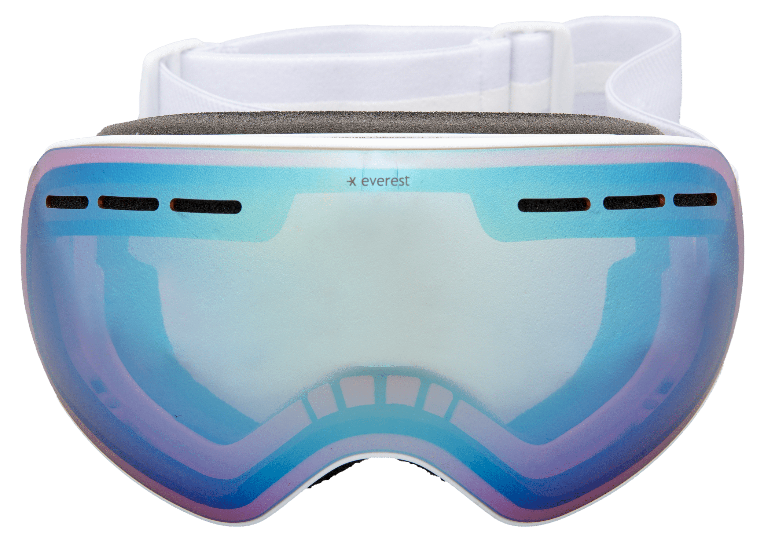 GOGLE SPHERE BIAŁE/NIEBIESKIE Everest Gogle