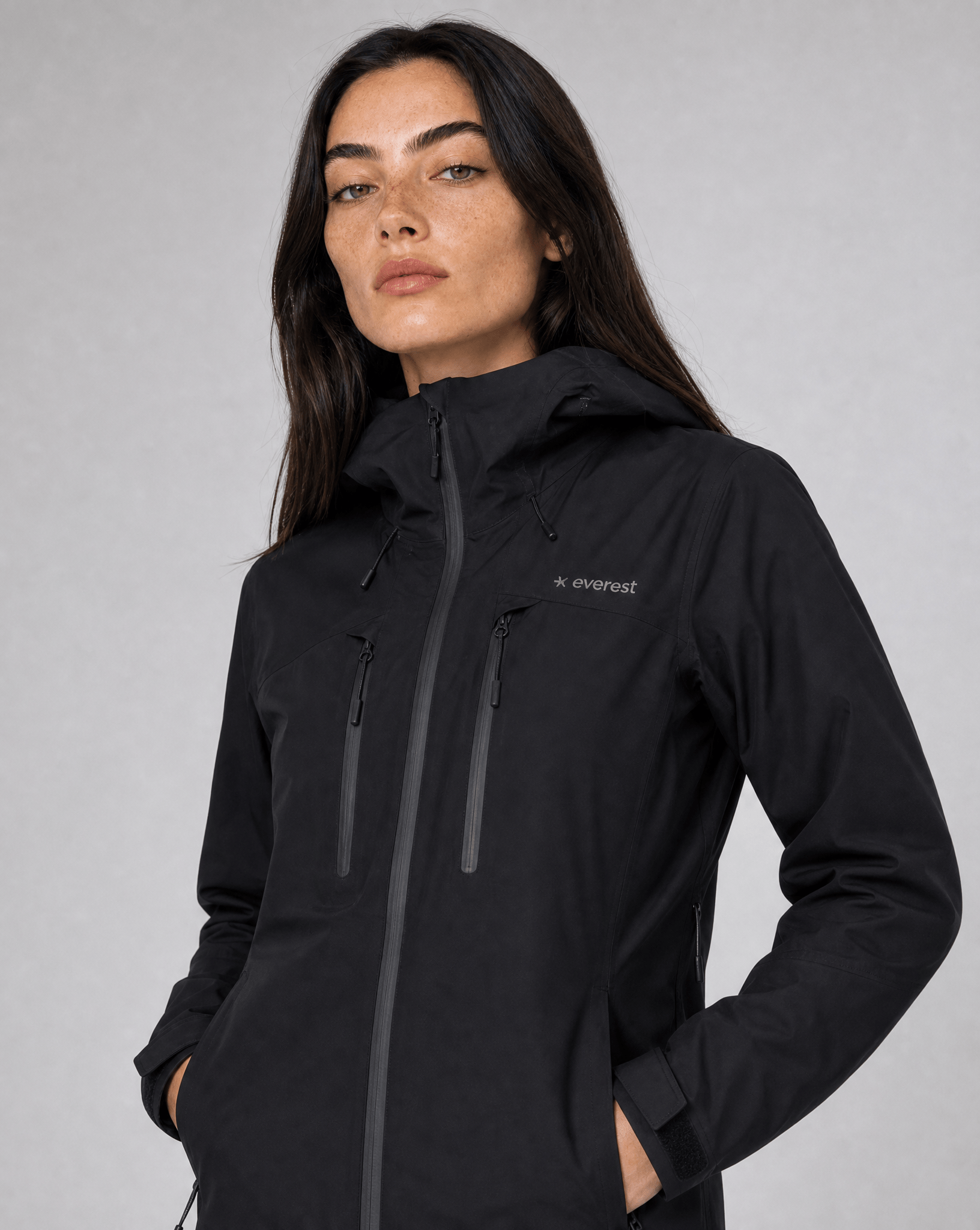 VENTURE 3L SHELL JACKET BLACK WOMEN Everest Shell Jacket