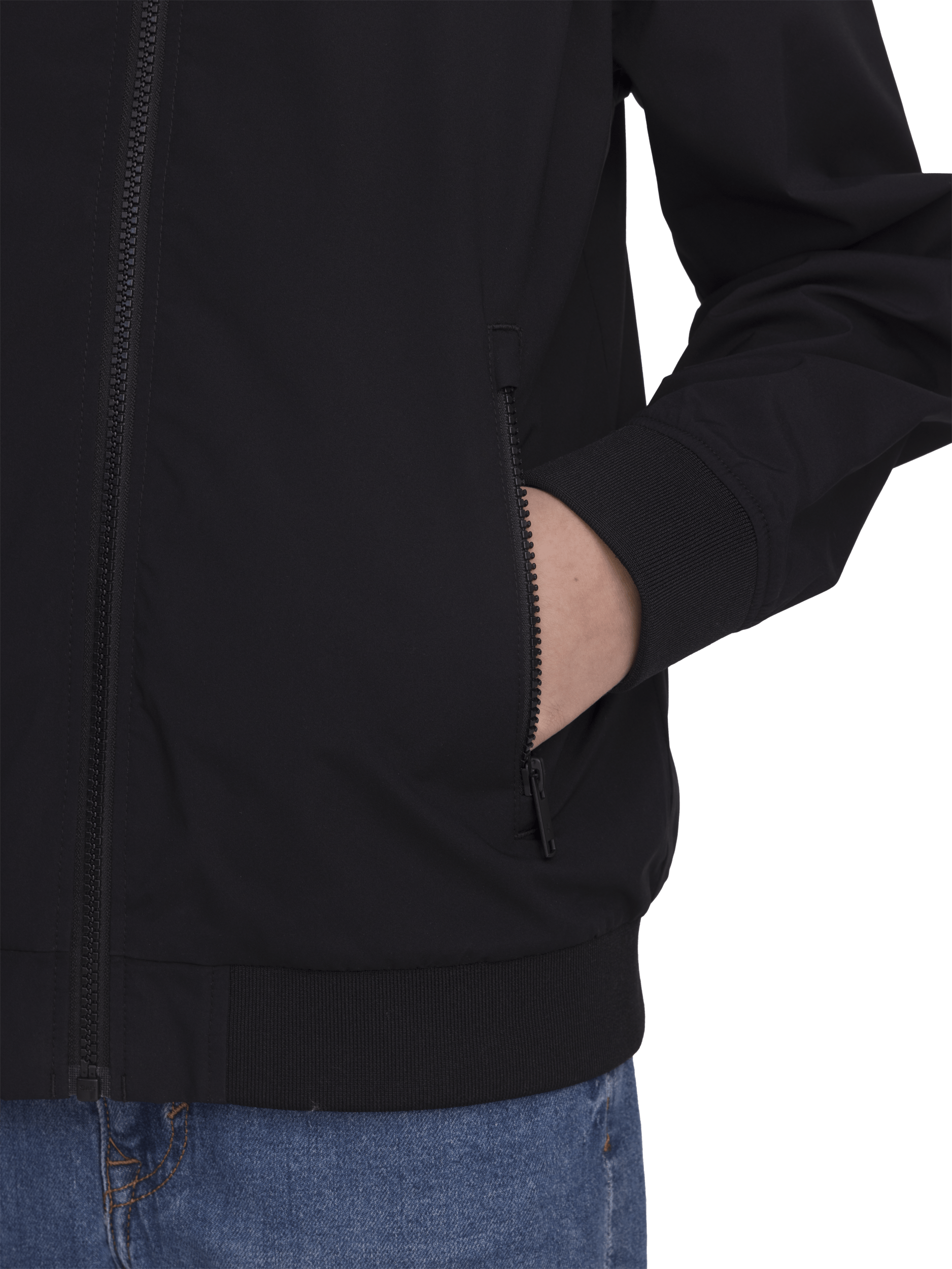 NEBO BOMBER-JACKE SCHWARZ - JUNIOR Everest Allwetterjacke