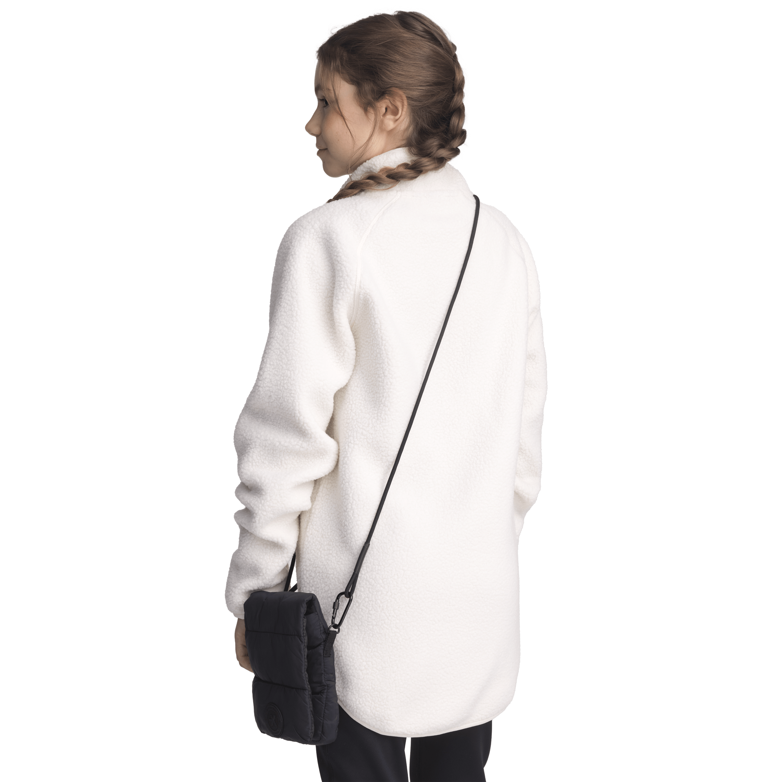 DŁUGA KOSZULA Z POLARU OFF WHITE JUNIOR Everest Polar typu pile