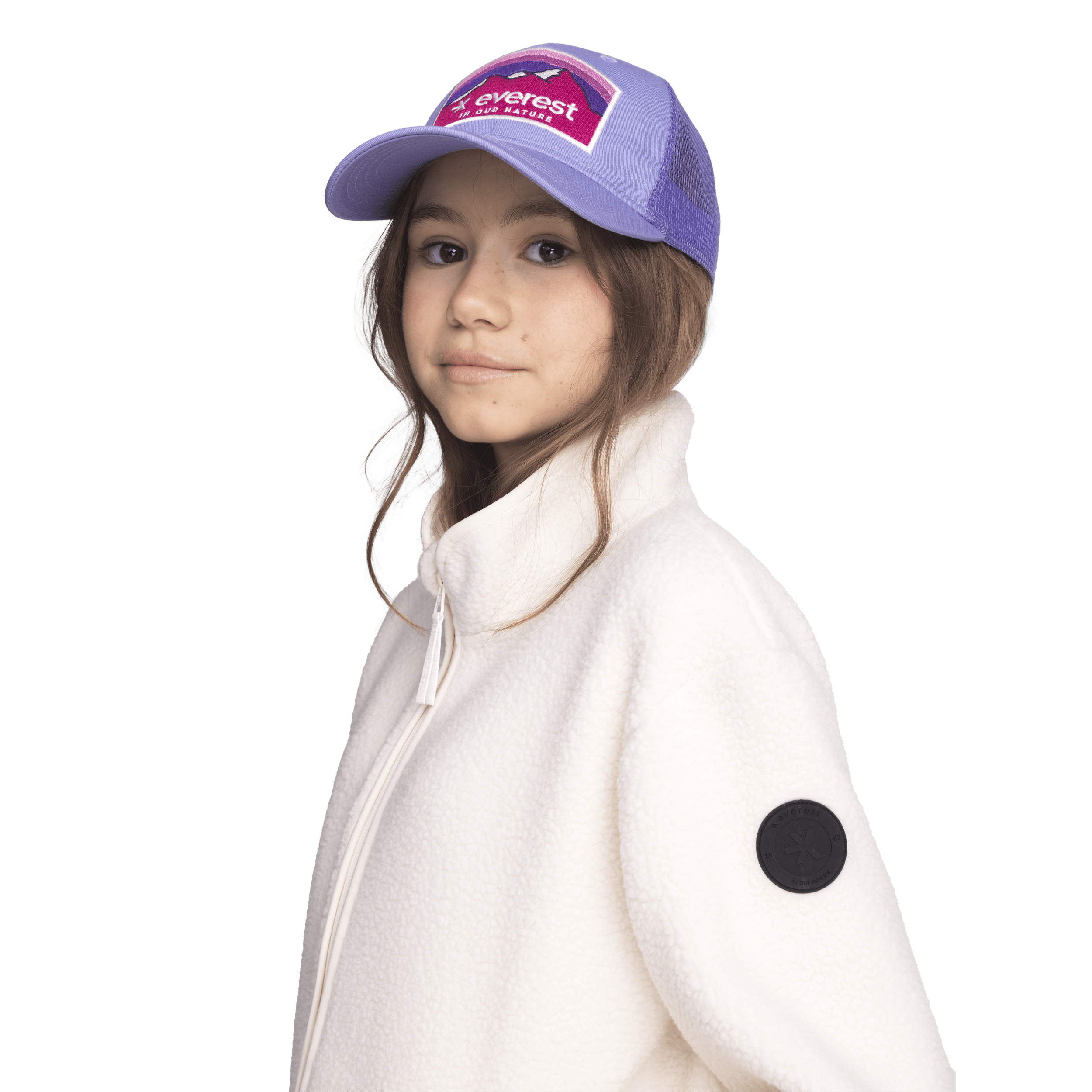 PILE ZIP SHIRT OFF WHITE JUNIOR Everest Second Layer