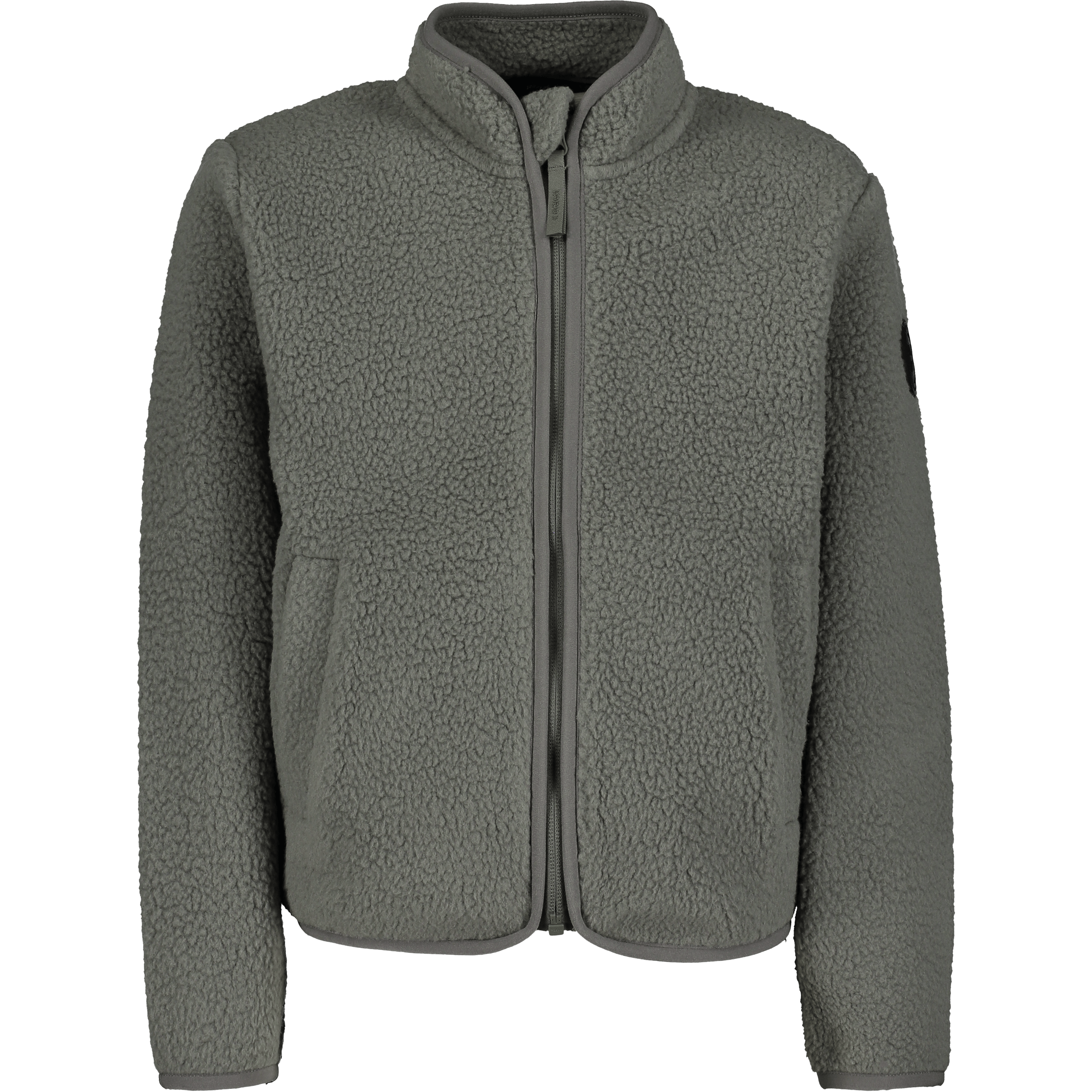 PILE-ZIP-SHIRT KHAKI GRAU JUNIOR Everest Zweite Lage
