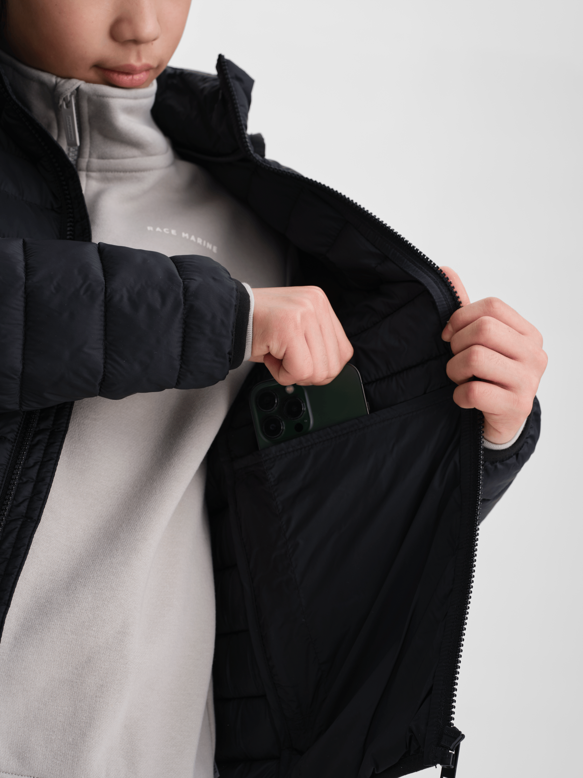 OMU LINER-JACKE SCHWARZ Everest Liner Jacket