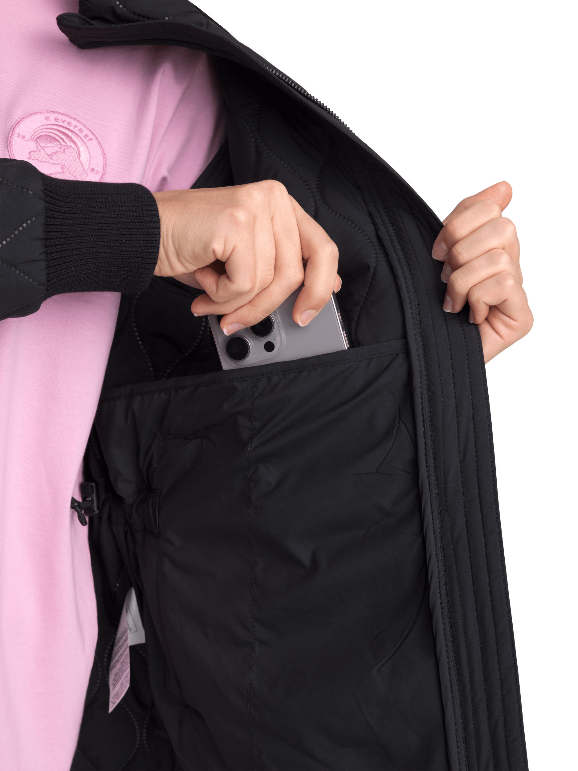 EMORY QUILT-Jacke Schwarz Damen Everest Jacke