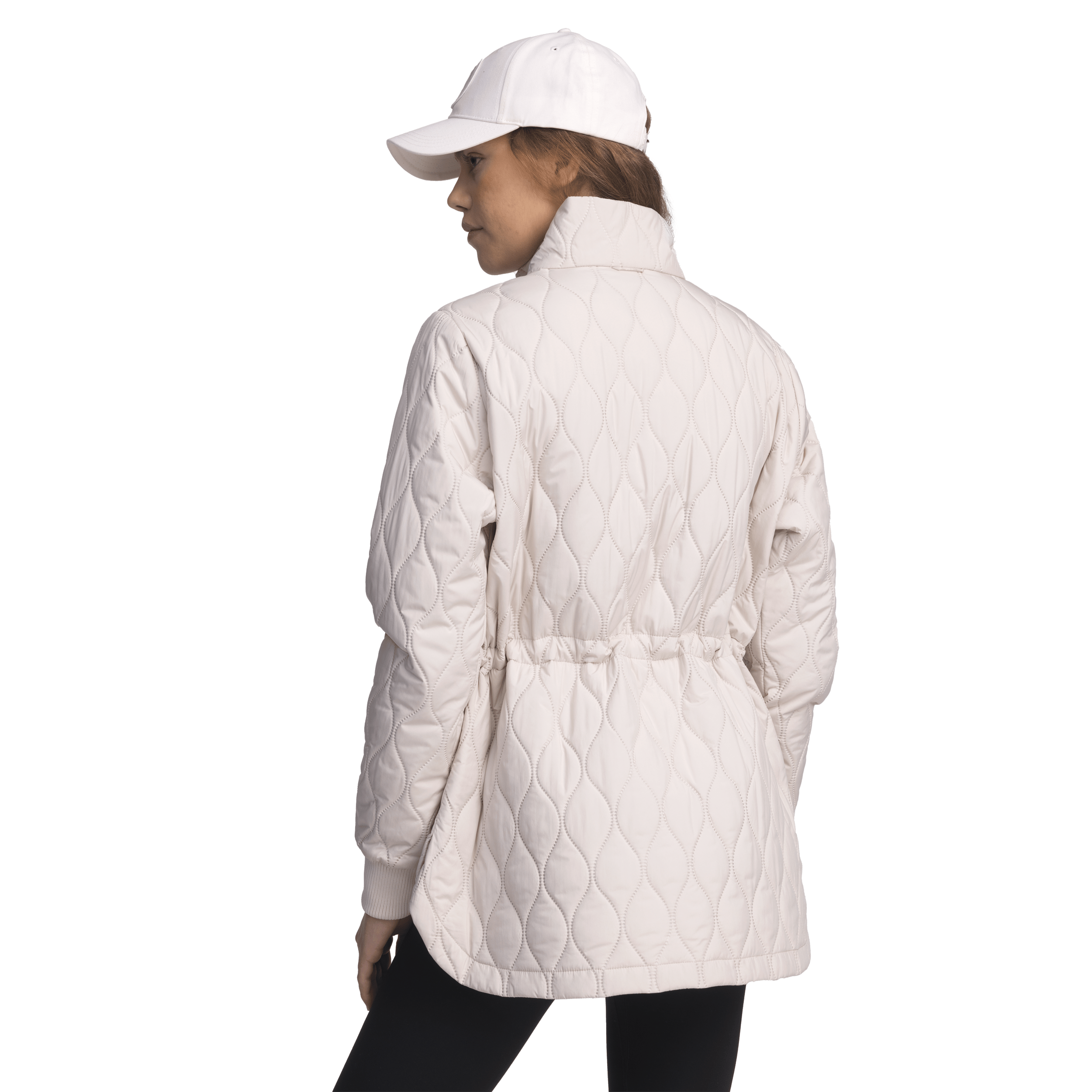 EMORY QUILT JACKET IVORY BEIGE Damen Everest Jacke