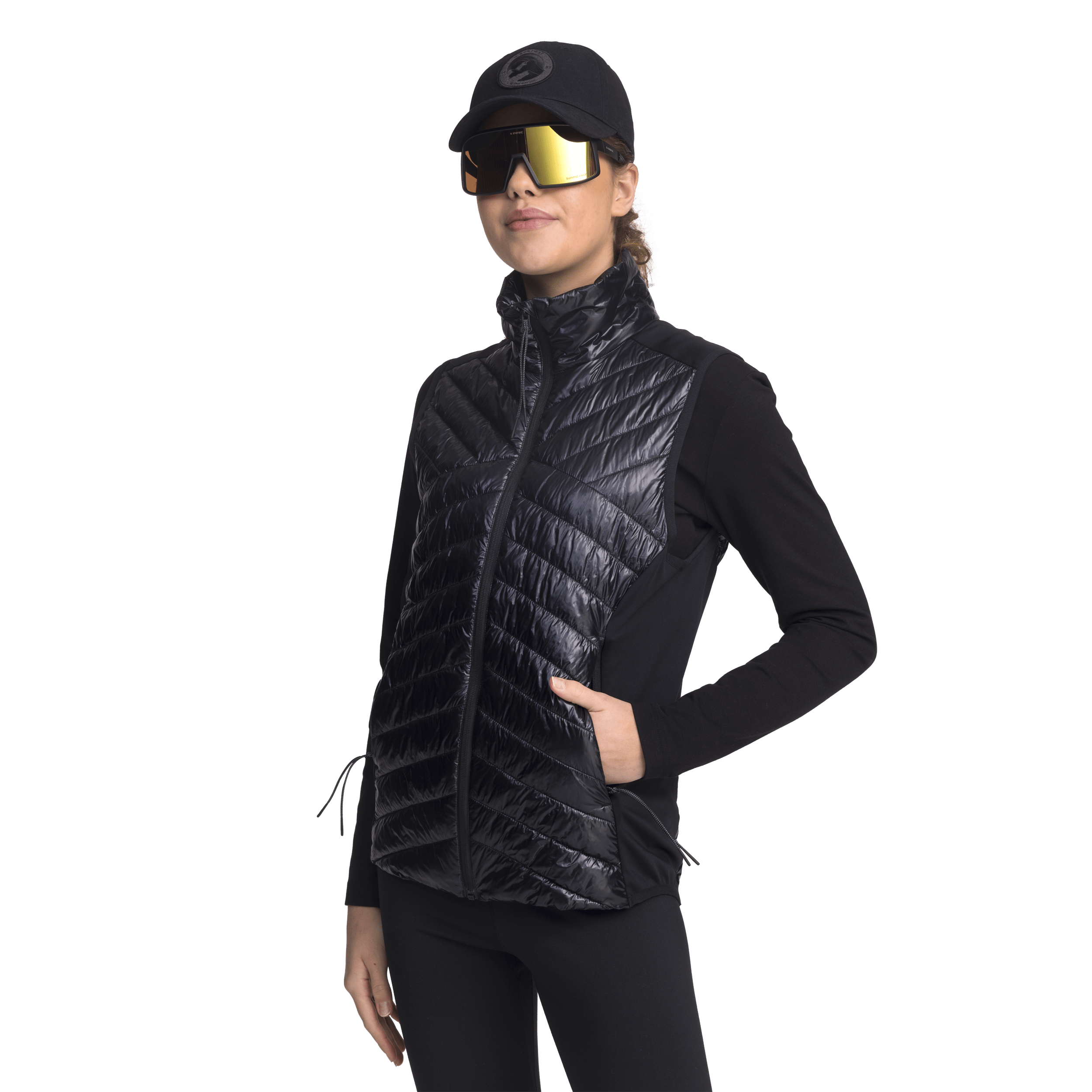 KITA KAMIZELKA HYBRYDOWA CZARNA DAMSKA Everest Kamizelka ocieplająca