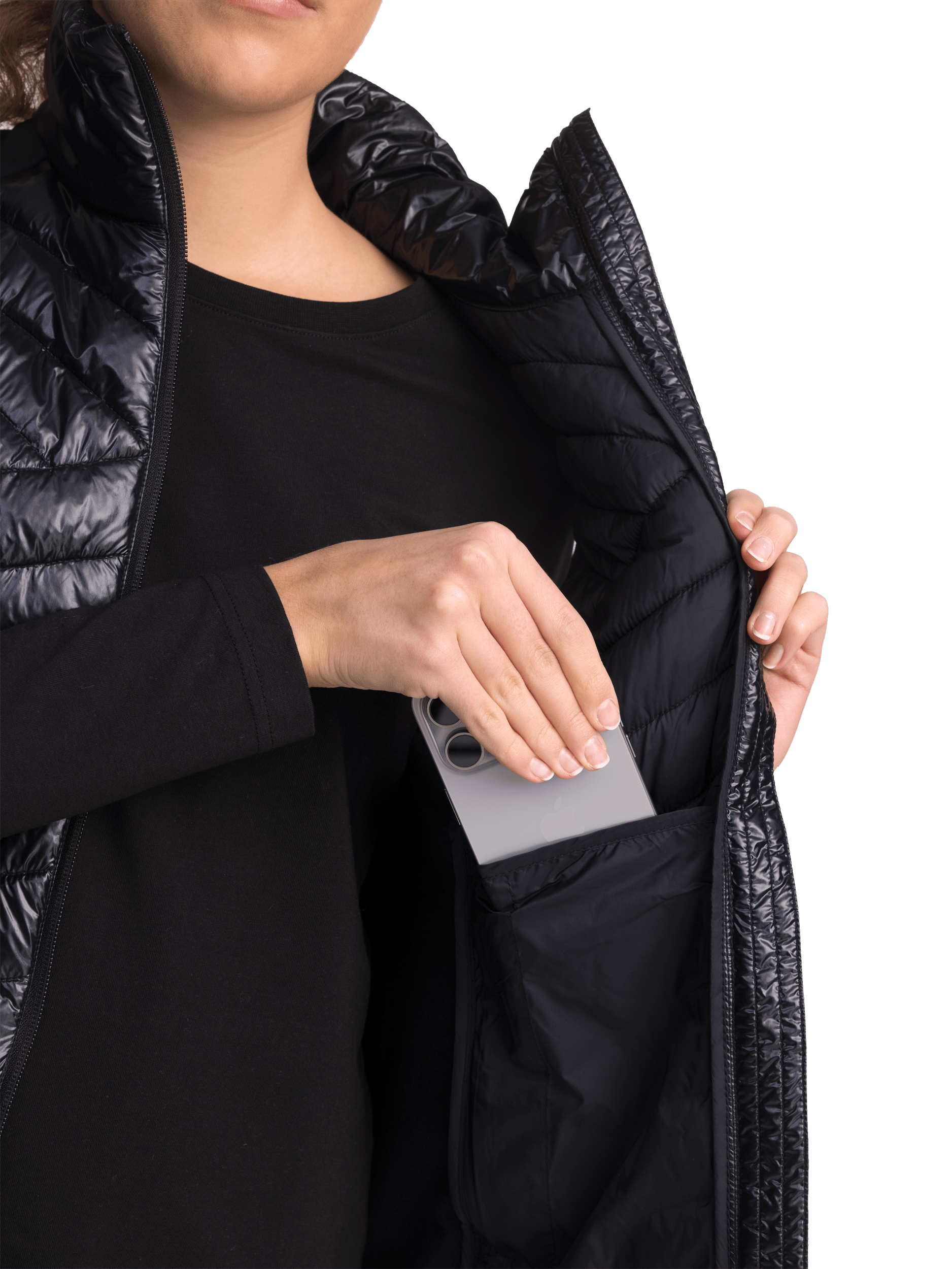 KITA HYBRID WESTE SCHWARZ DAMEN Everest Innenweste