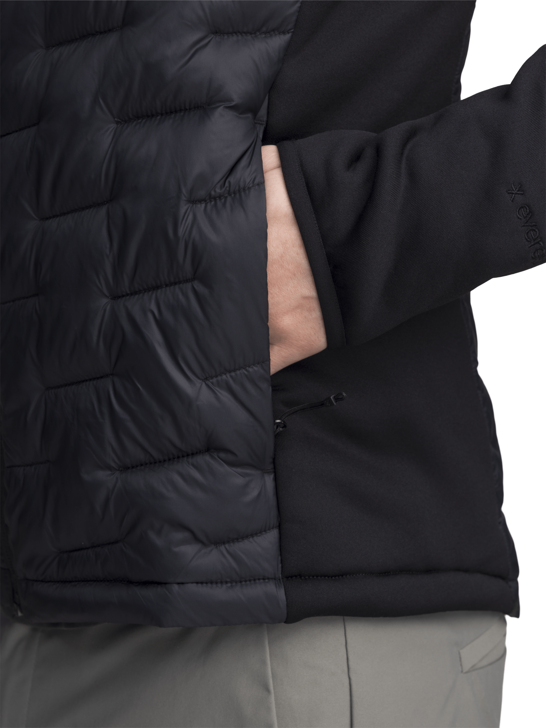 HYBRID HOOD JACKET  SCHWARZ Everest Jacke
