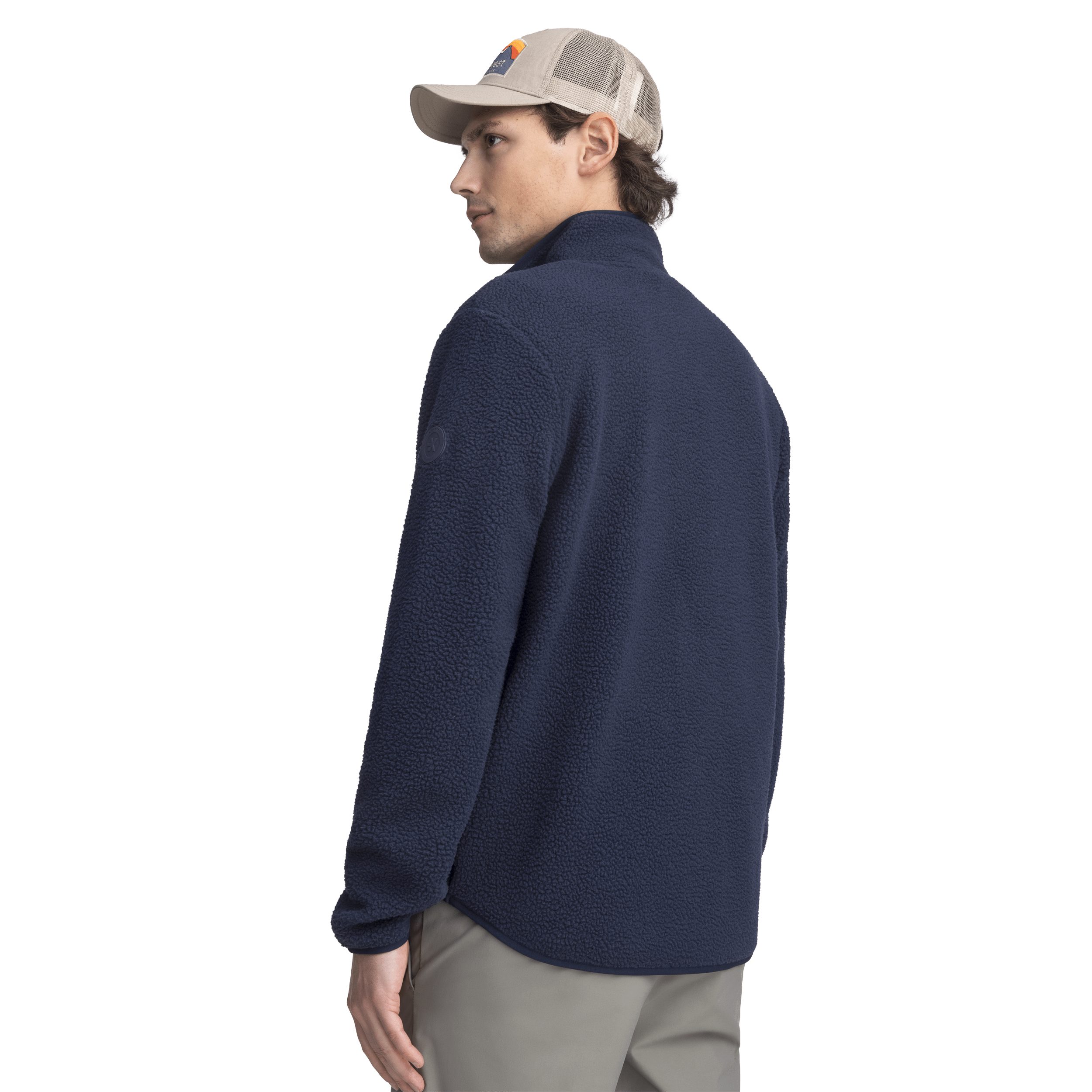 PILE ZIP SHIRT DEEP NAVY Everest Pile Fleece