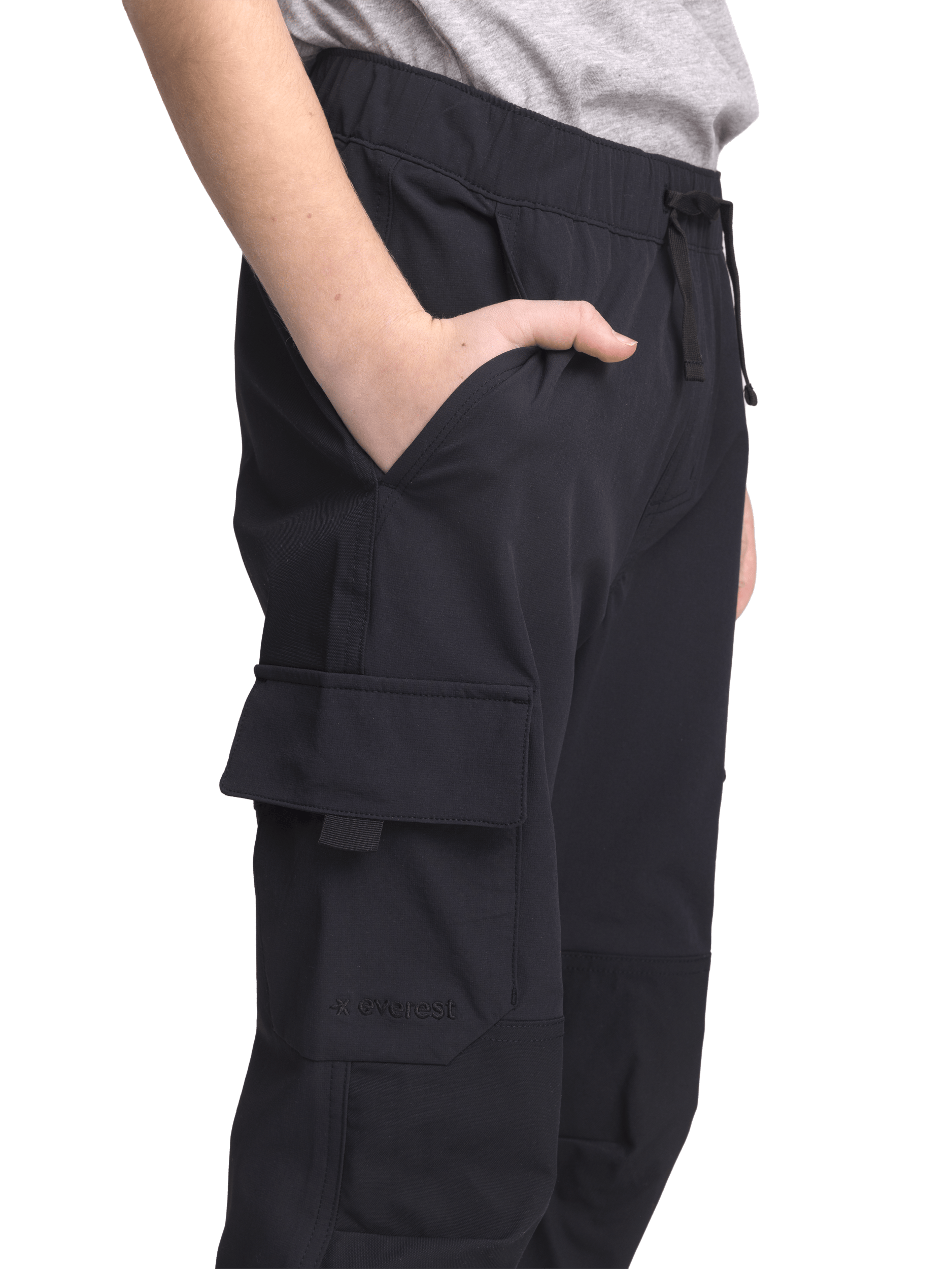 SPODNIE OUTDOOR CZARNE JUNIOR Everest Spodnie outdoorowe