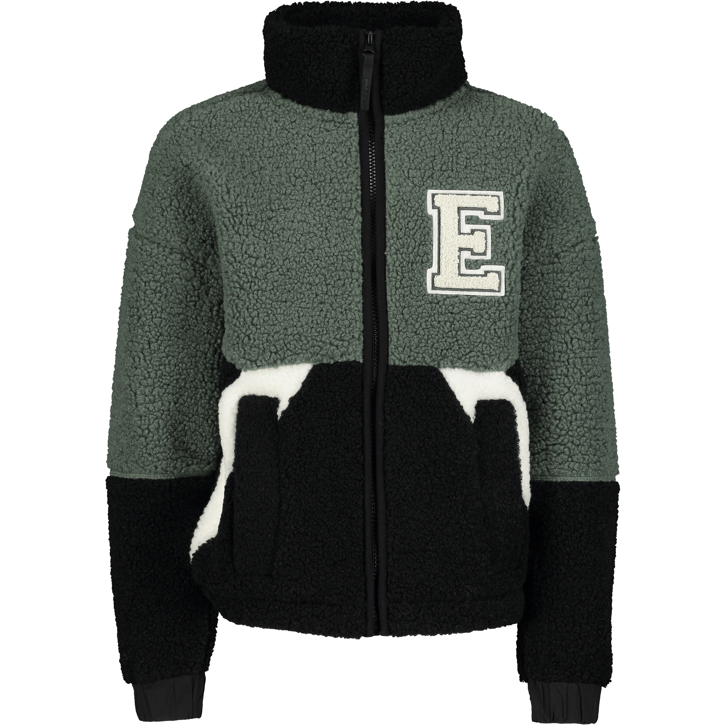 NEEL PILE JACKET GRÜN FOREST - JUNIOR Everest Pile-Fleece