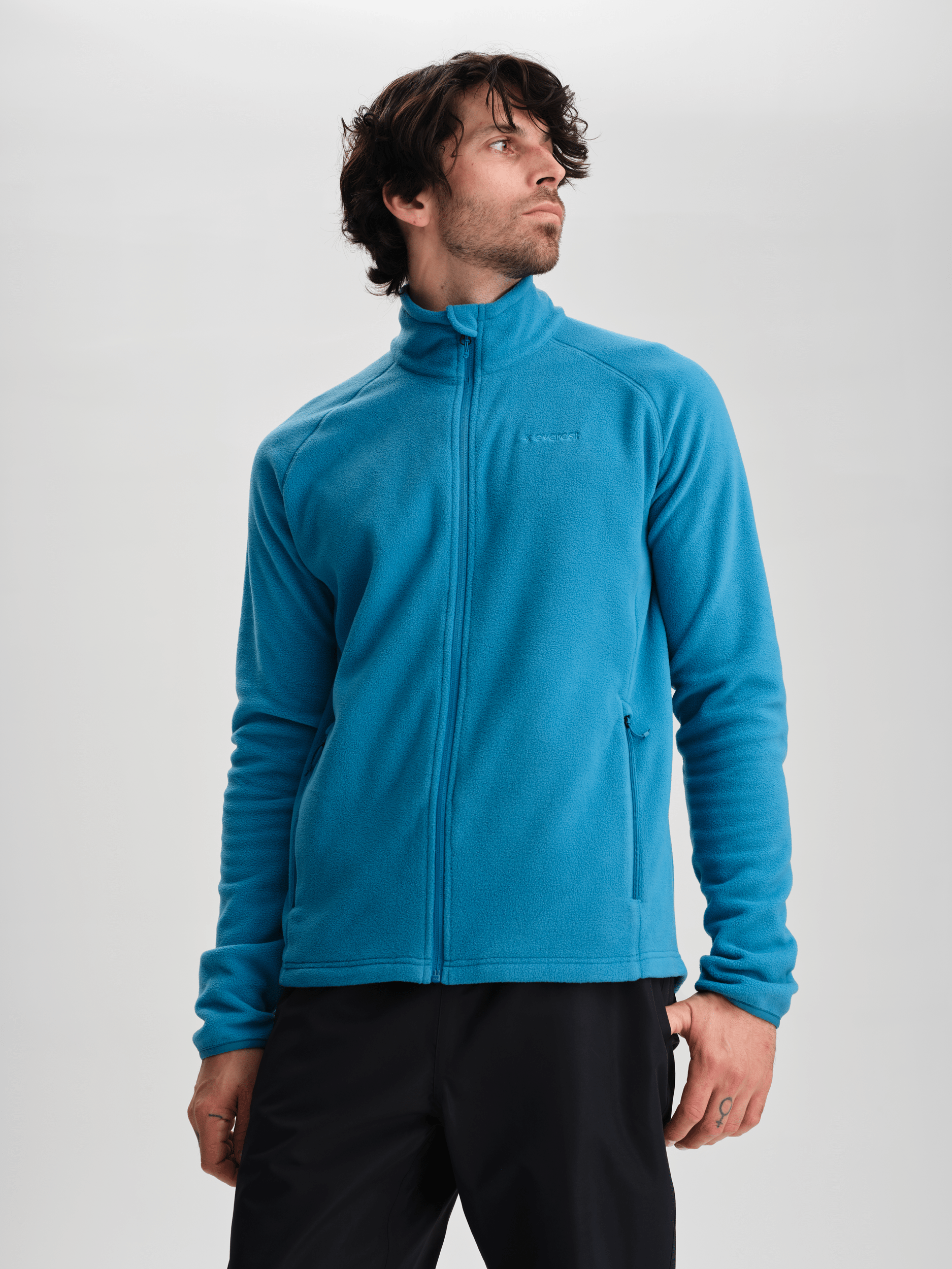 KURTKA Z POLARU NA SUWAK GLACIER BLUE Everest Warstwa druga