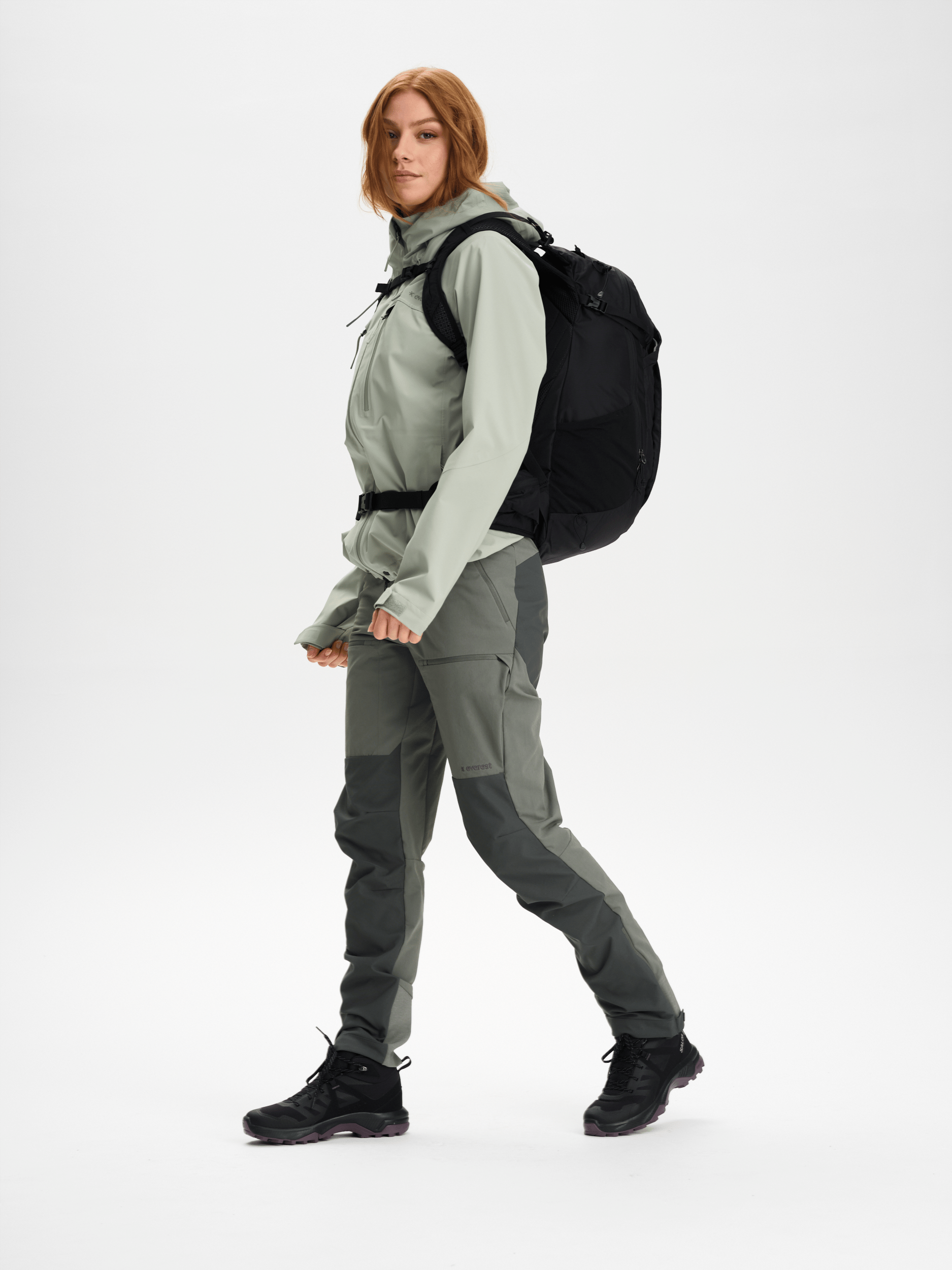 HIKE HOSE KHAKI GRAU Damen Everest Outdoorhose