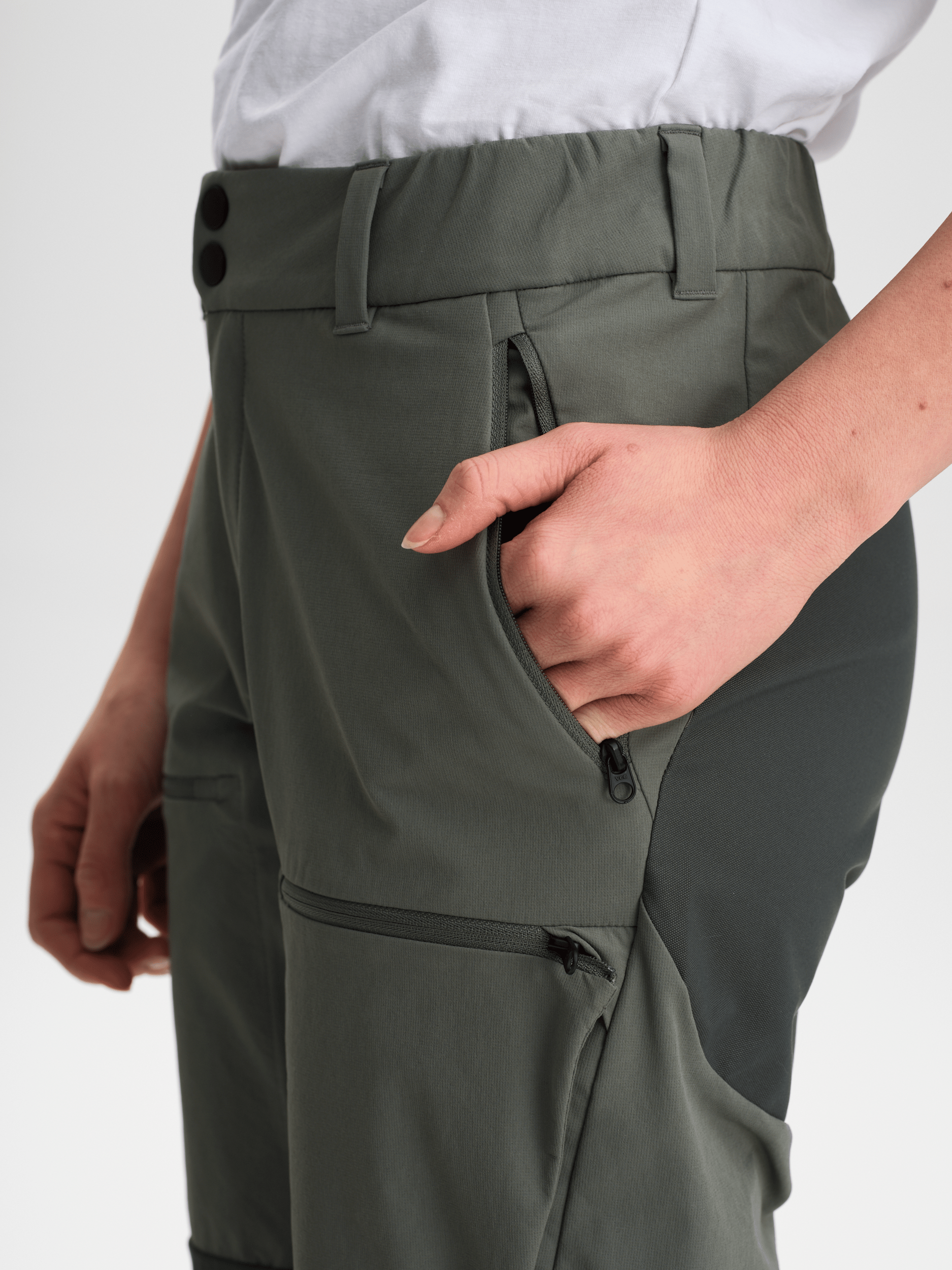 HIKE HOSE KHAKI GRAU Damen Everest Outdoor-Hose