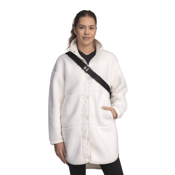 HAYDEN PILE COAT OFF WHITE