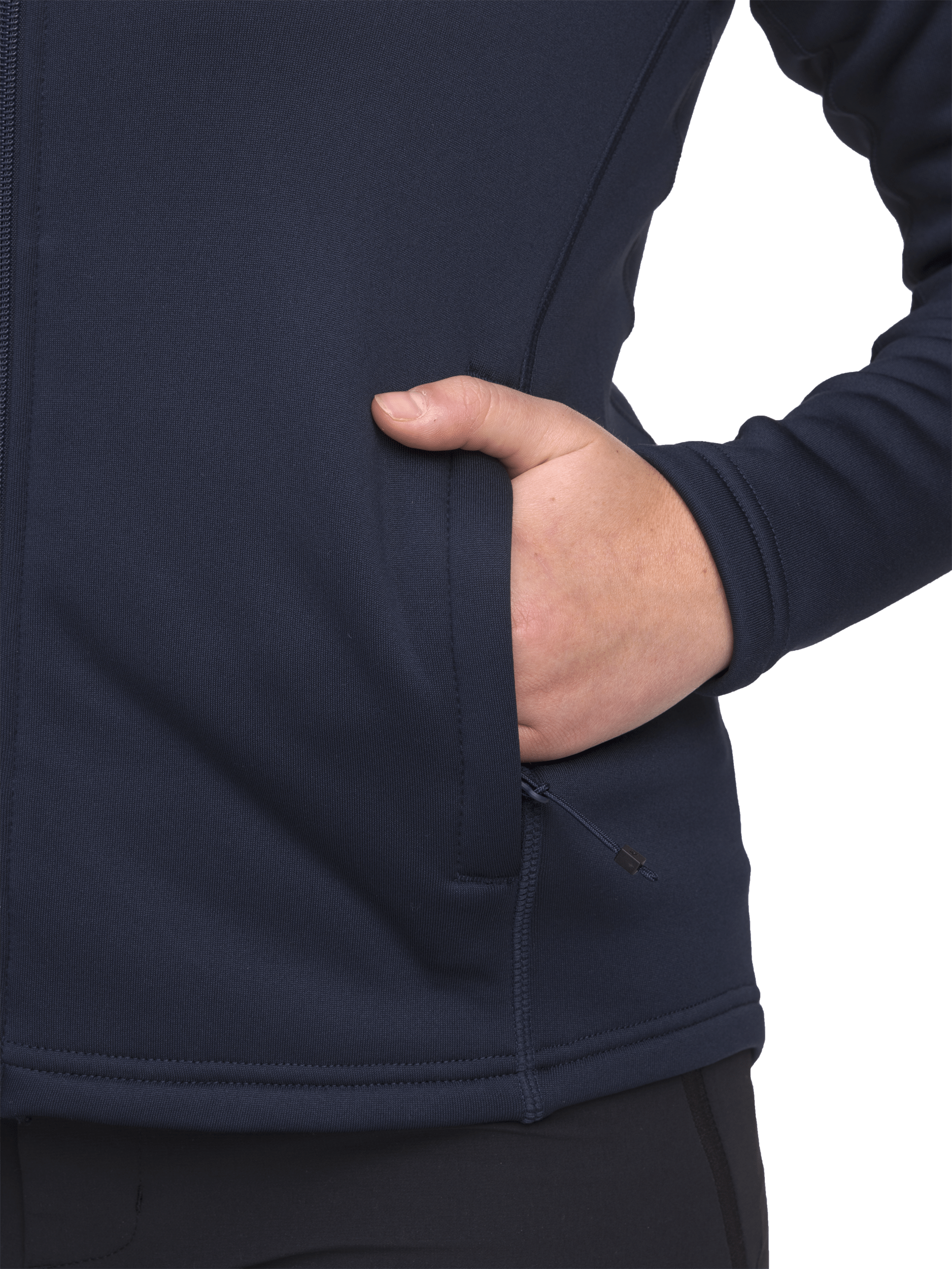 Stretch-Hood Navy Everest Zweite Lage