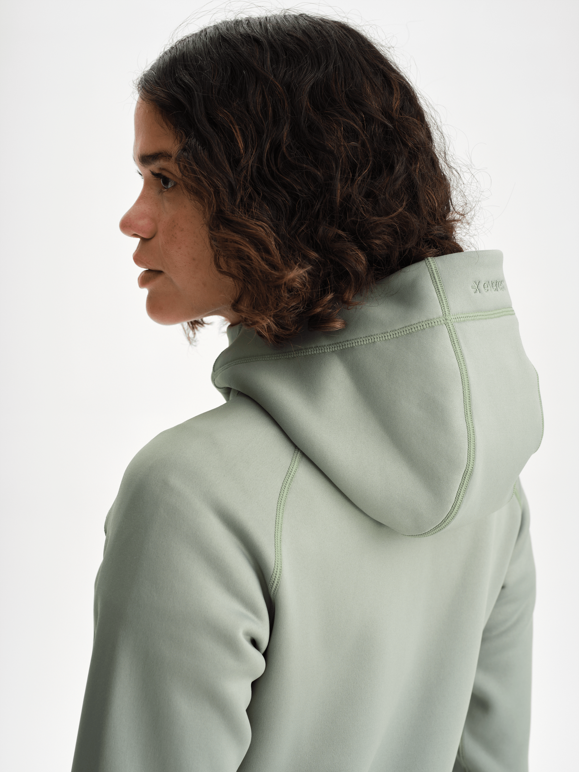 Stretch-Hood Sage Mist Everest Zweite Schicht