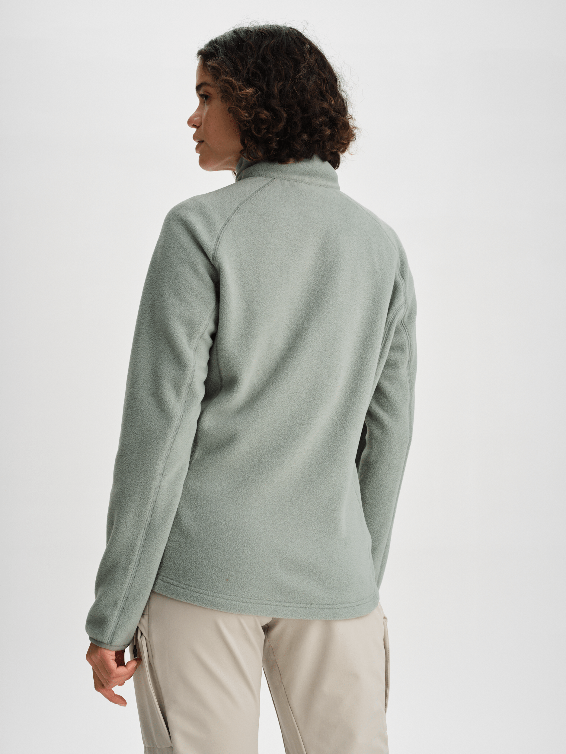 ZIP-FLEECEJACKE SALBEIGRÜN Everest Fleecejacke