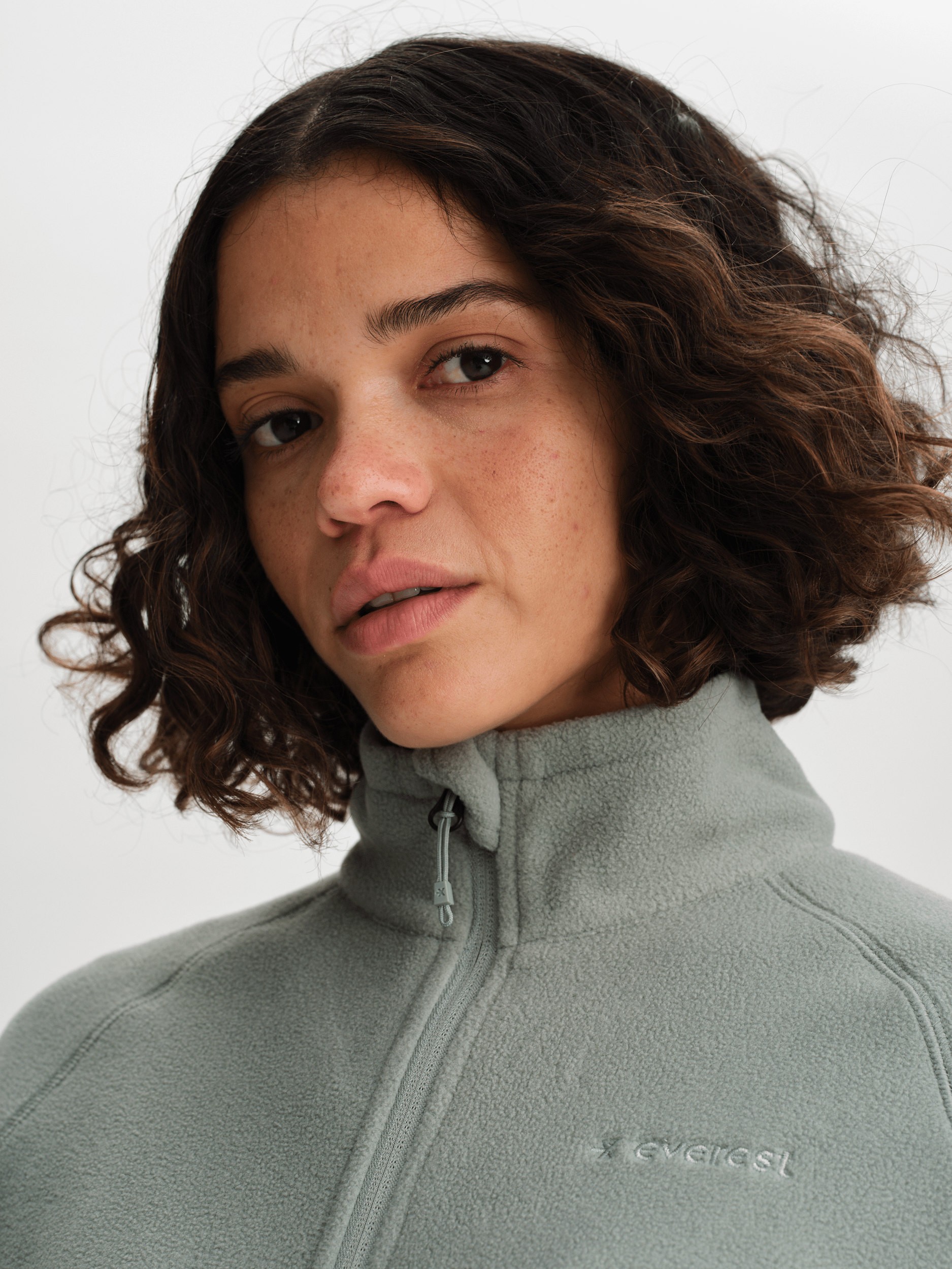 ZIP-FLEECEJACKE SALBEIGRÜN Everest Fleecejacke