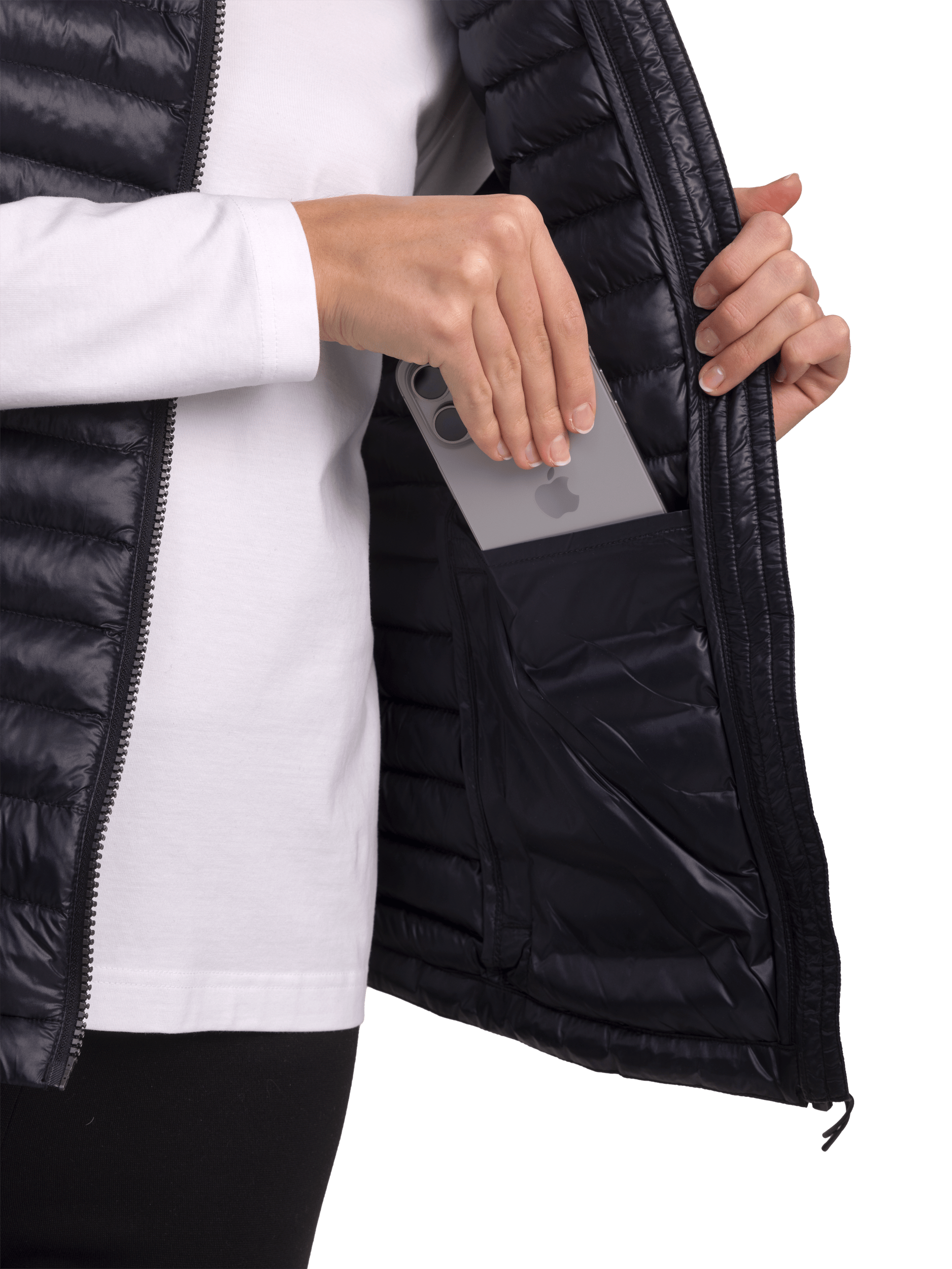 LINER WESTE SCHWARZ DAMEN Everest Liner Weste