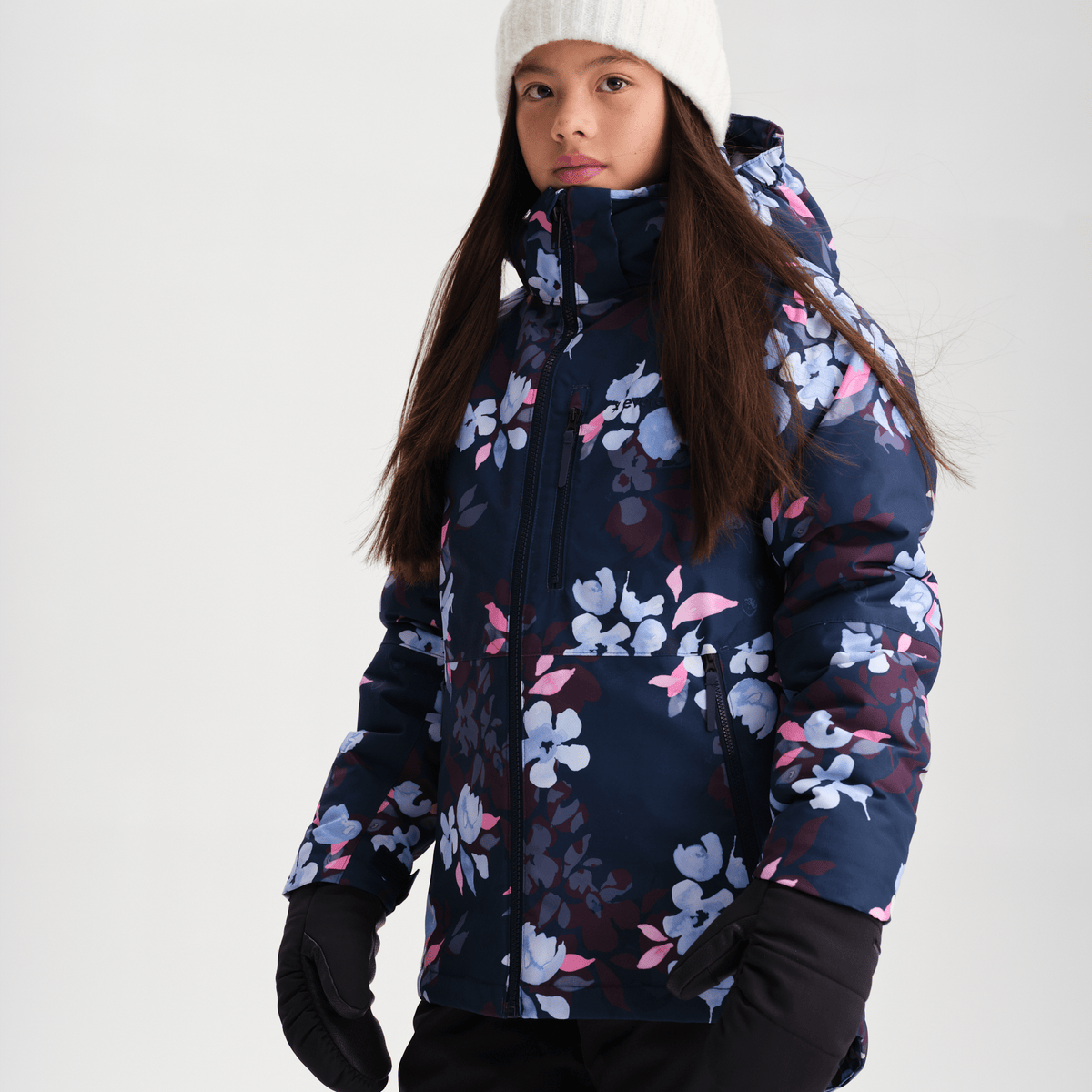 SNOW JACKET FLOWER PRINT