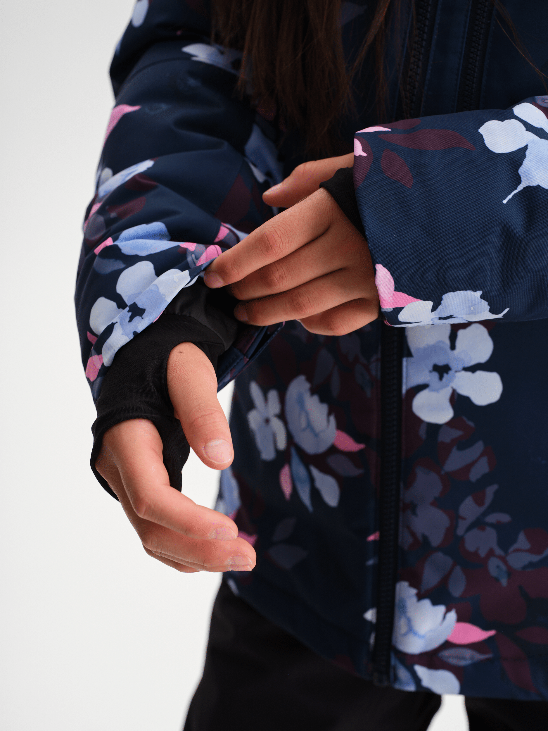 SNOW JACKET FLOWER PRINT Everest Ski & Snowboard Jacket