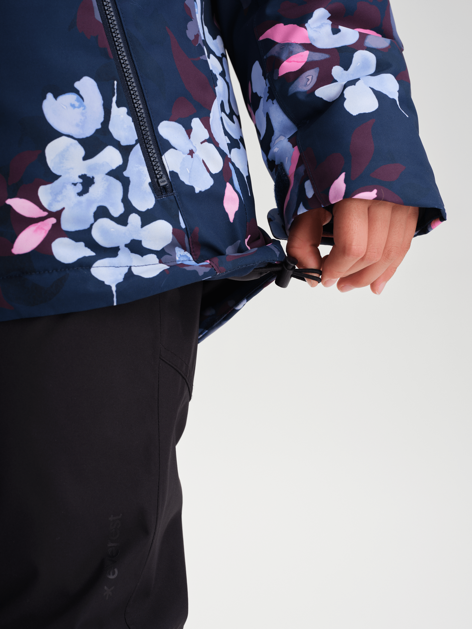 SNOW JACKET FLOWER PRINT Everest Ski & Snowboard Jacket