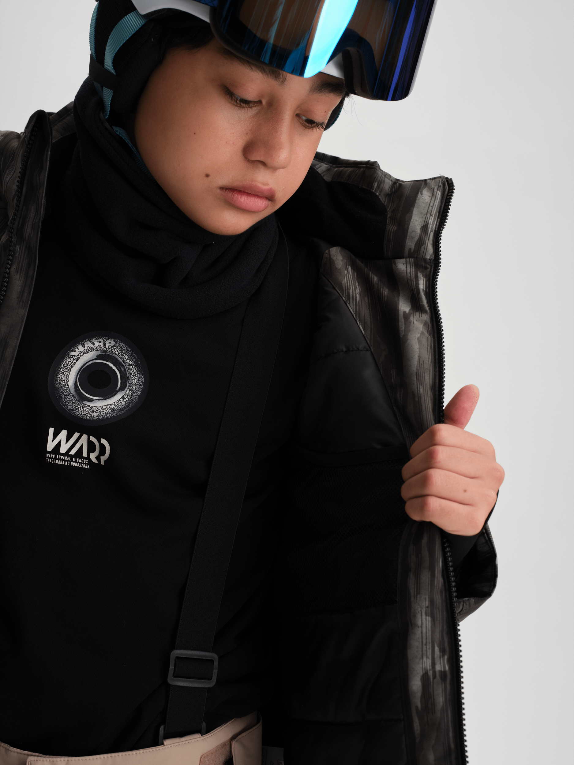 SCHNEEJACKE KHAKI PRINT Everest Ski- & Snowboardjacke