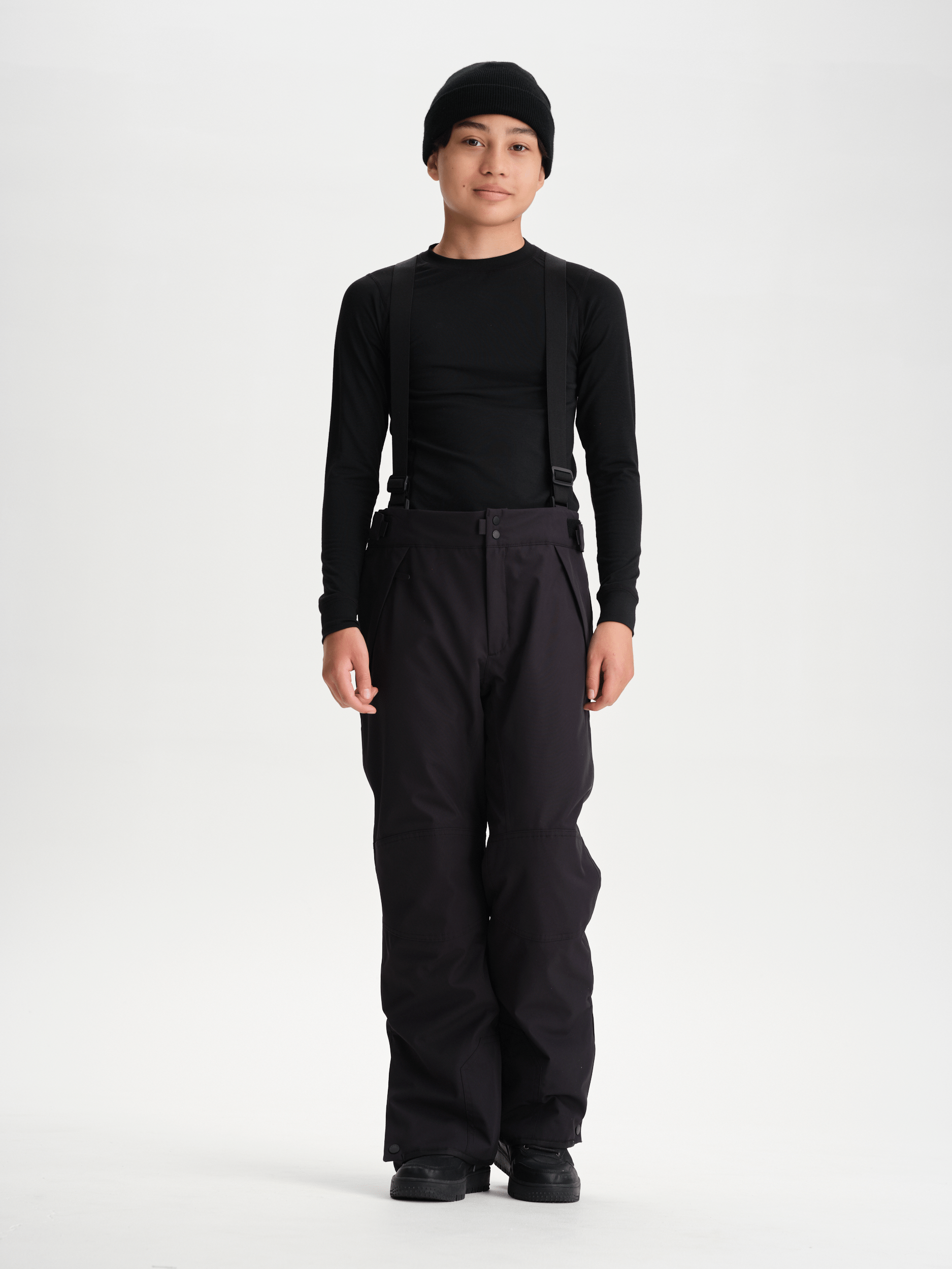 SKI REGULAR PANT BLACK JUNIOR Everest Ski & Snowboard Pants