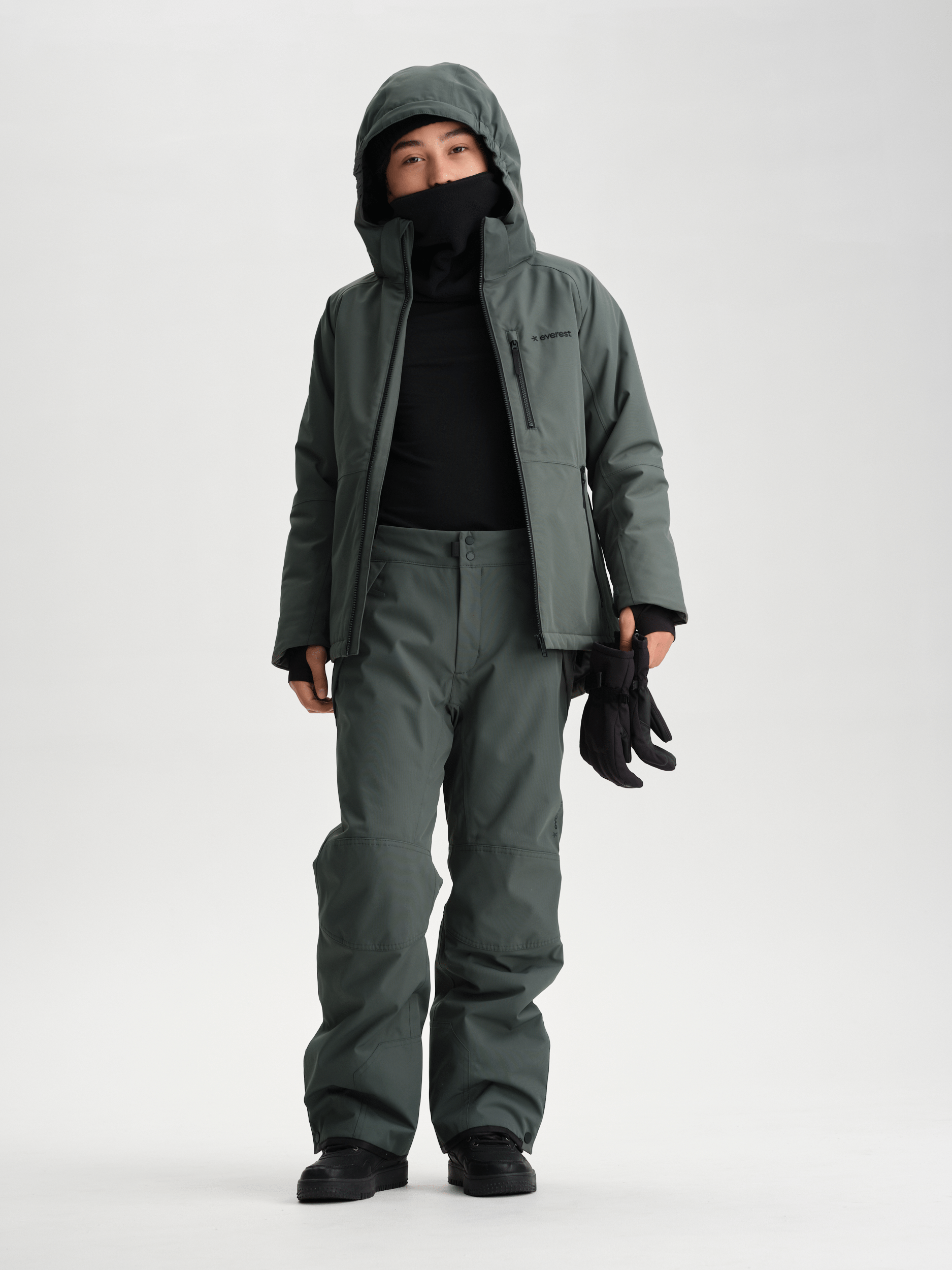 SKI REGULAR PANT URBAN GREEN JUNIOR Everest Ski & Snowboard Pants