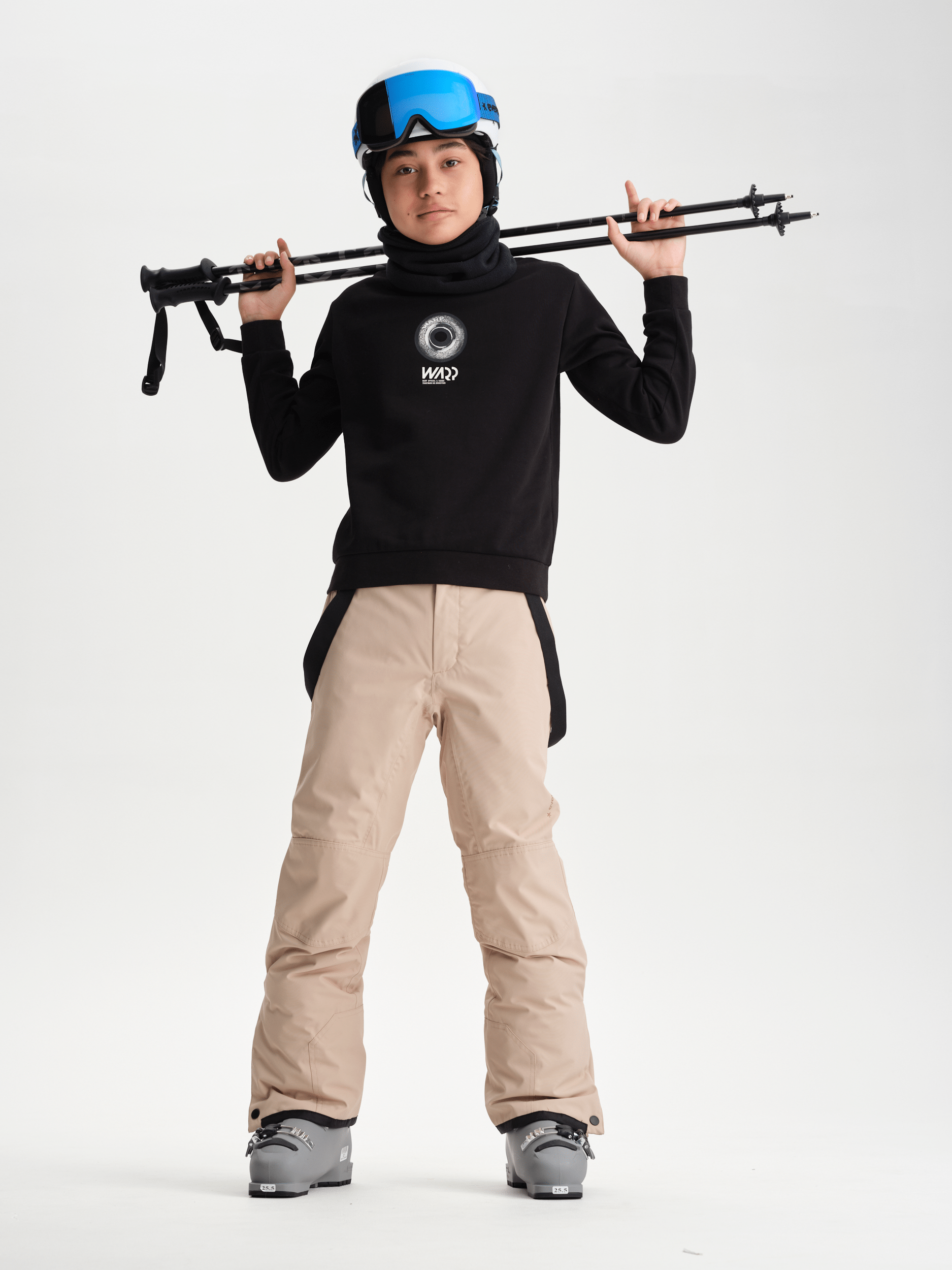 SKI SLIM PANT SOFT BEIGE Everest Ski & Snowboard Pants