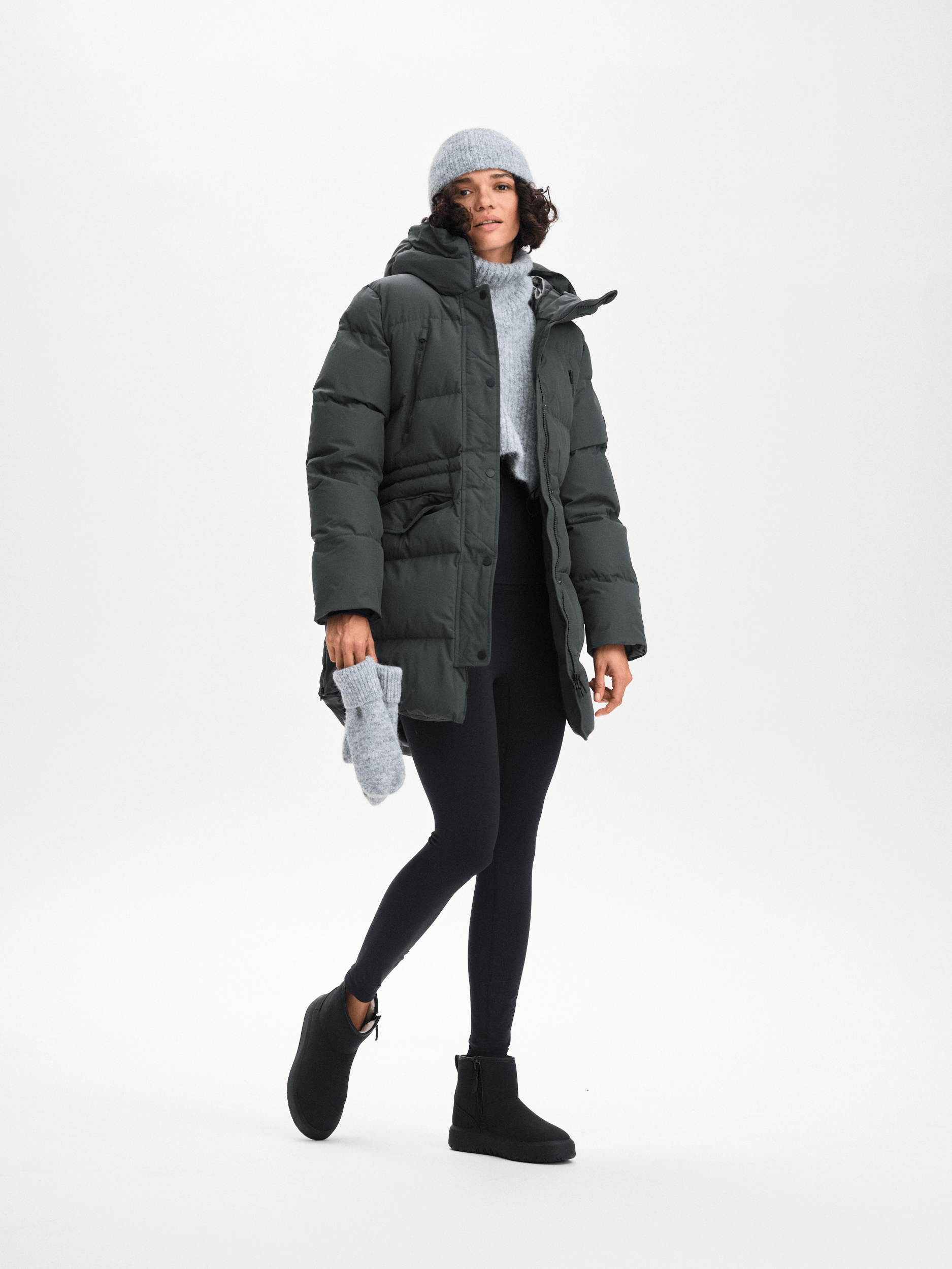 WARM PARKA DARK GREEN Everest Padded Parka