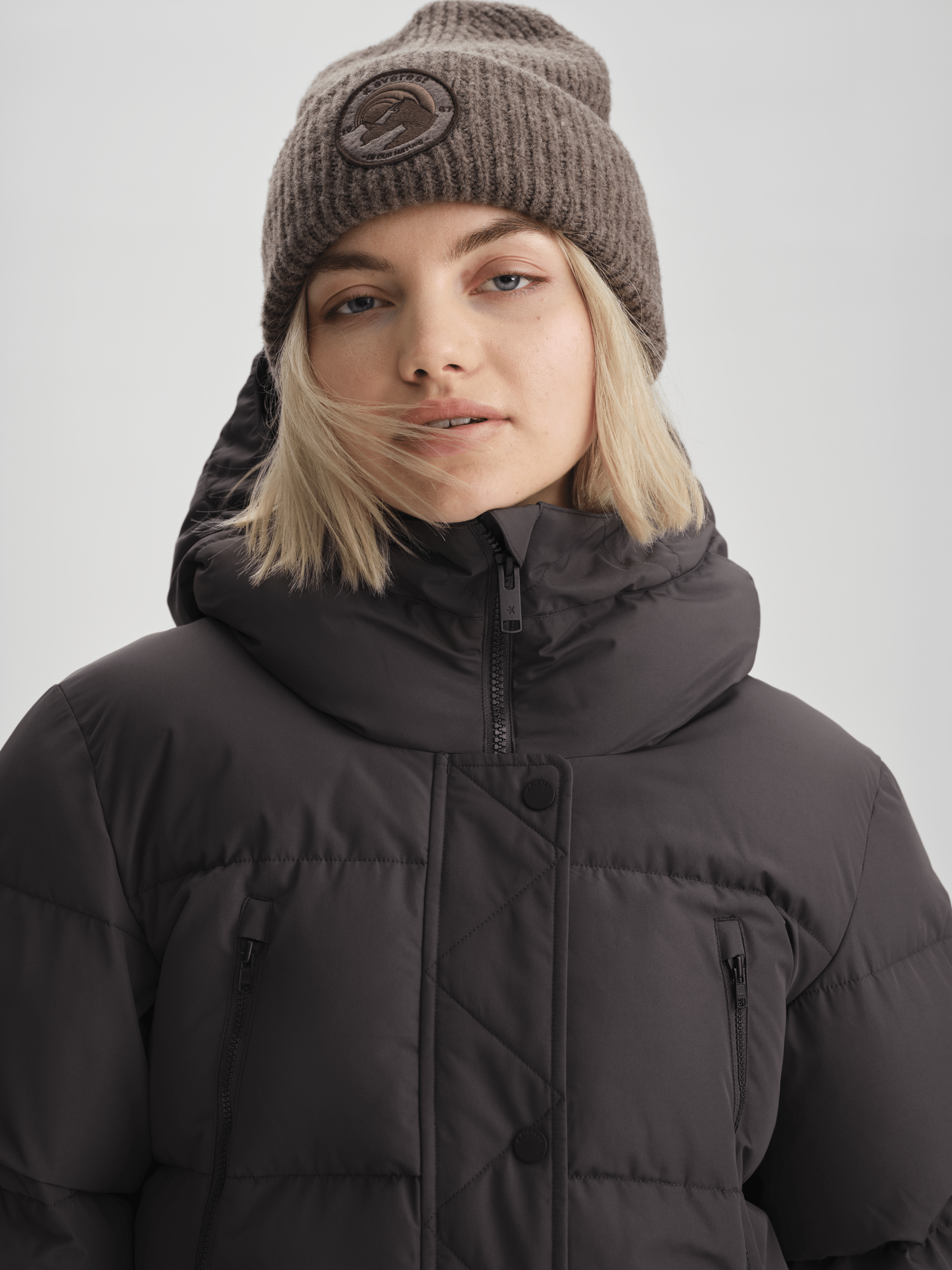 WARM PARKA PLUM SLATE Everest Padded Parka