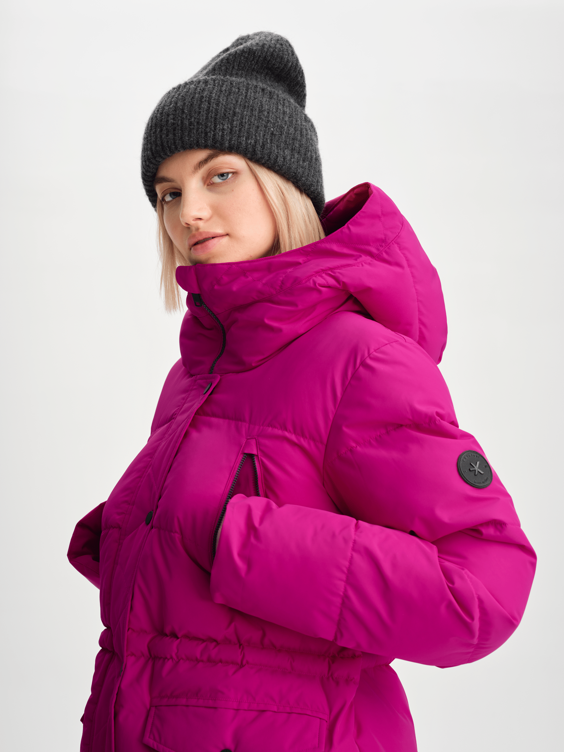 WARM PARKA BRIGHT FUCHSIA Everest Gepolsterter Parka