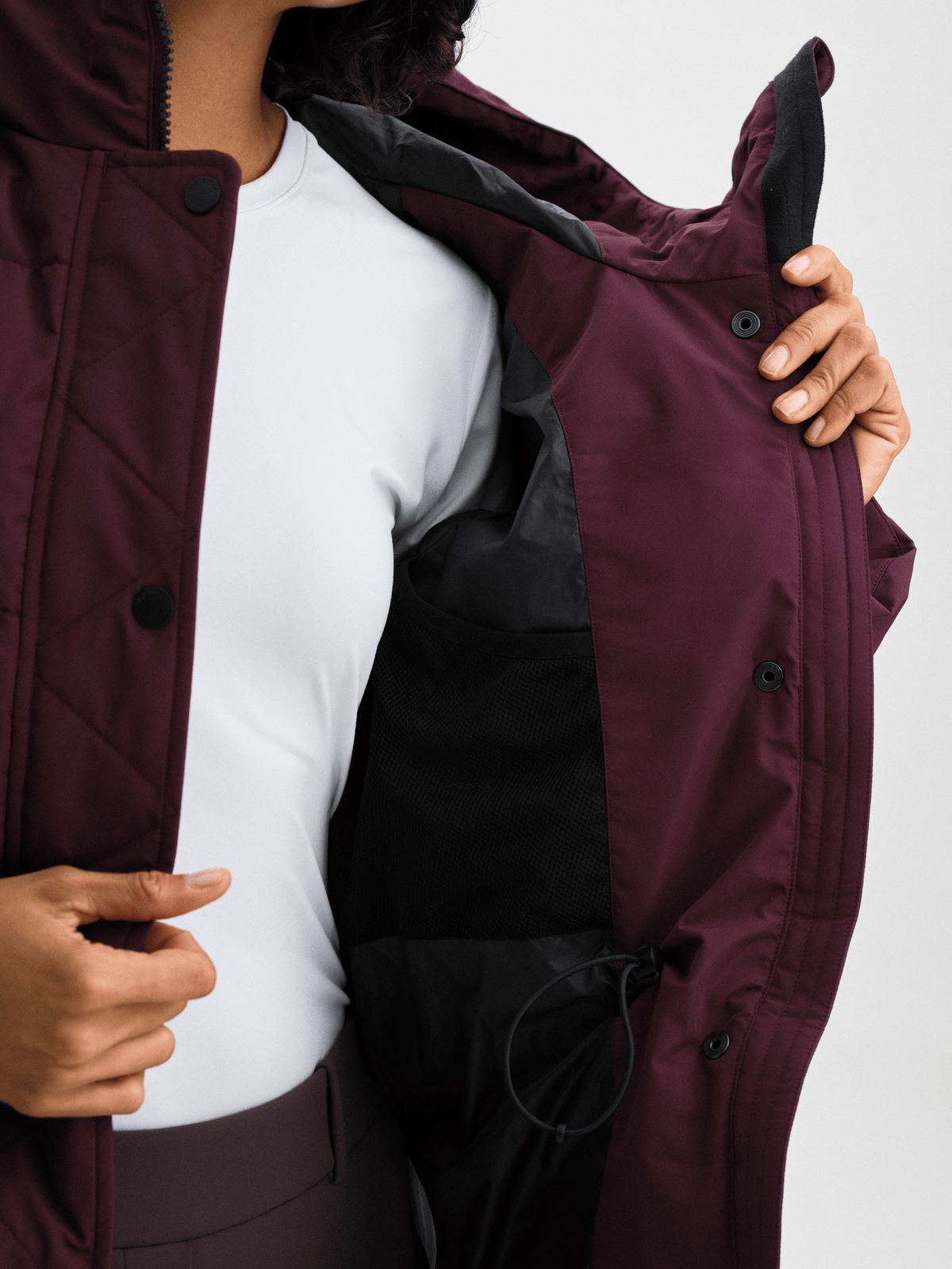 WARM PARKA BURGUNDY Everest Padded Parka