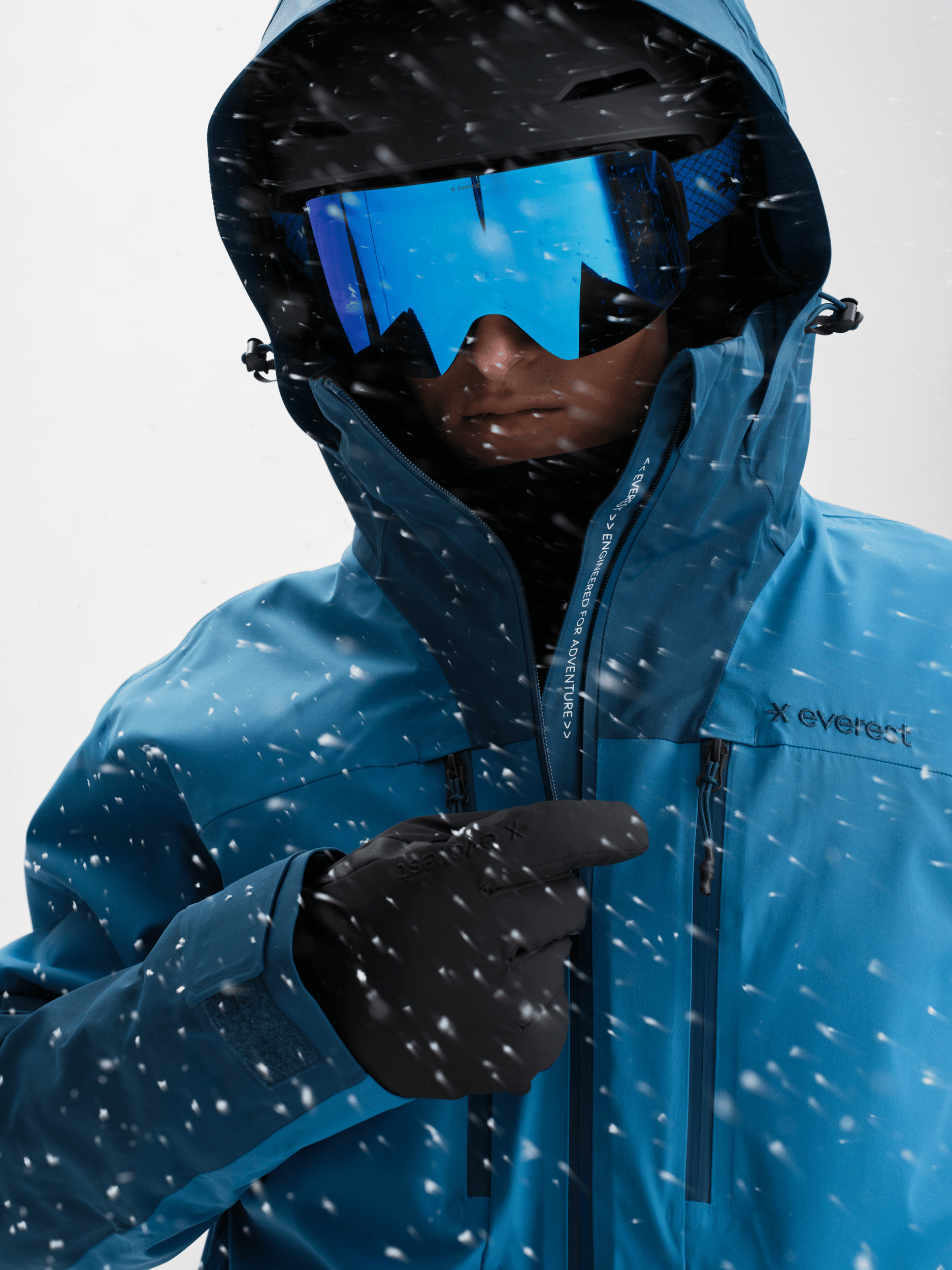 ALPINE JACKET GLACIER BLUE MEN Everest Ski & Snowboard Jacket
