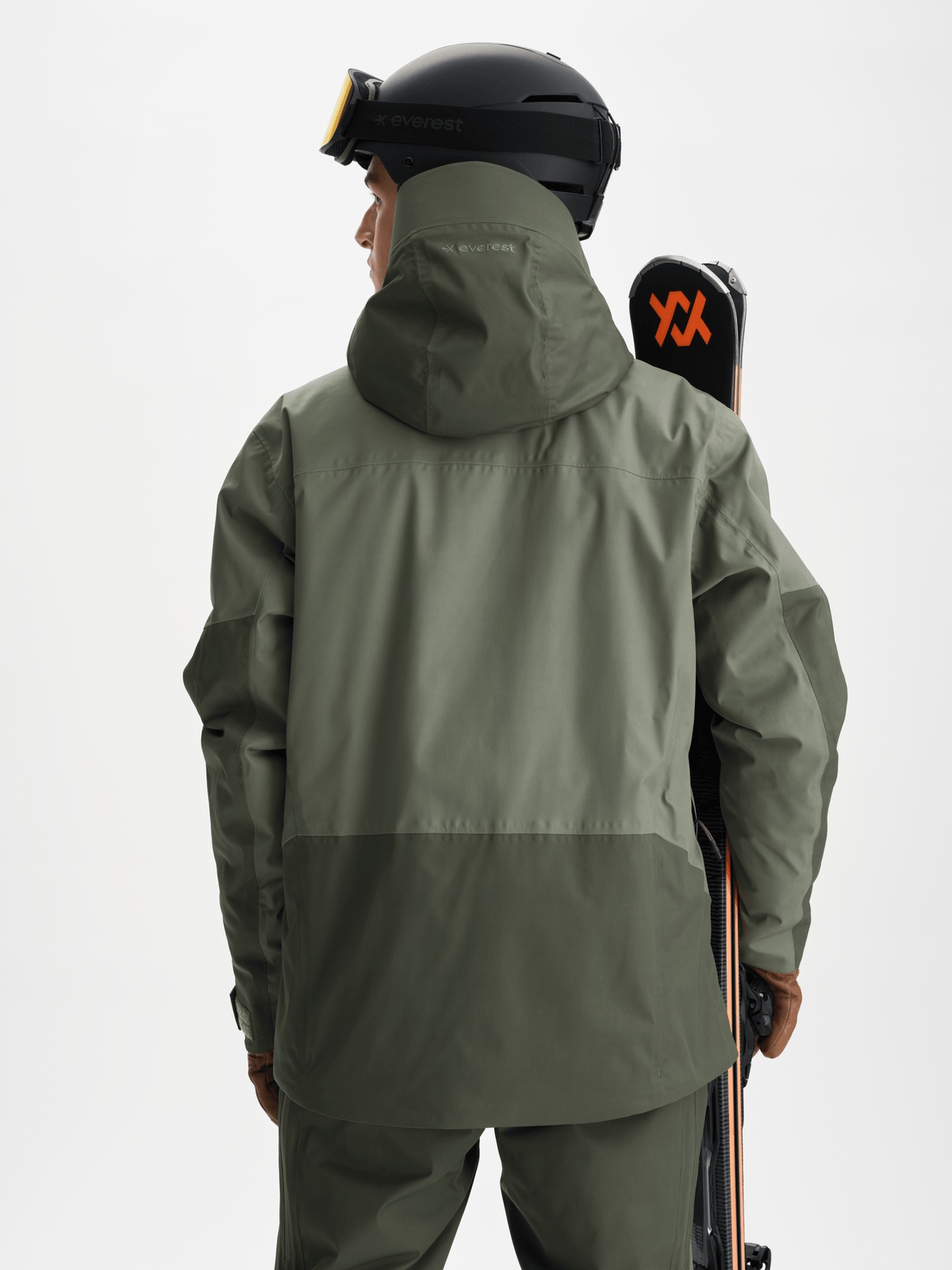 ALPINE JACKET KHAKI GREY Everest Ski & Snowboard Jacket