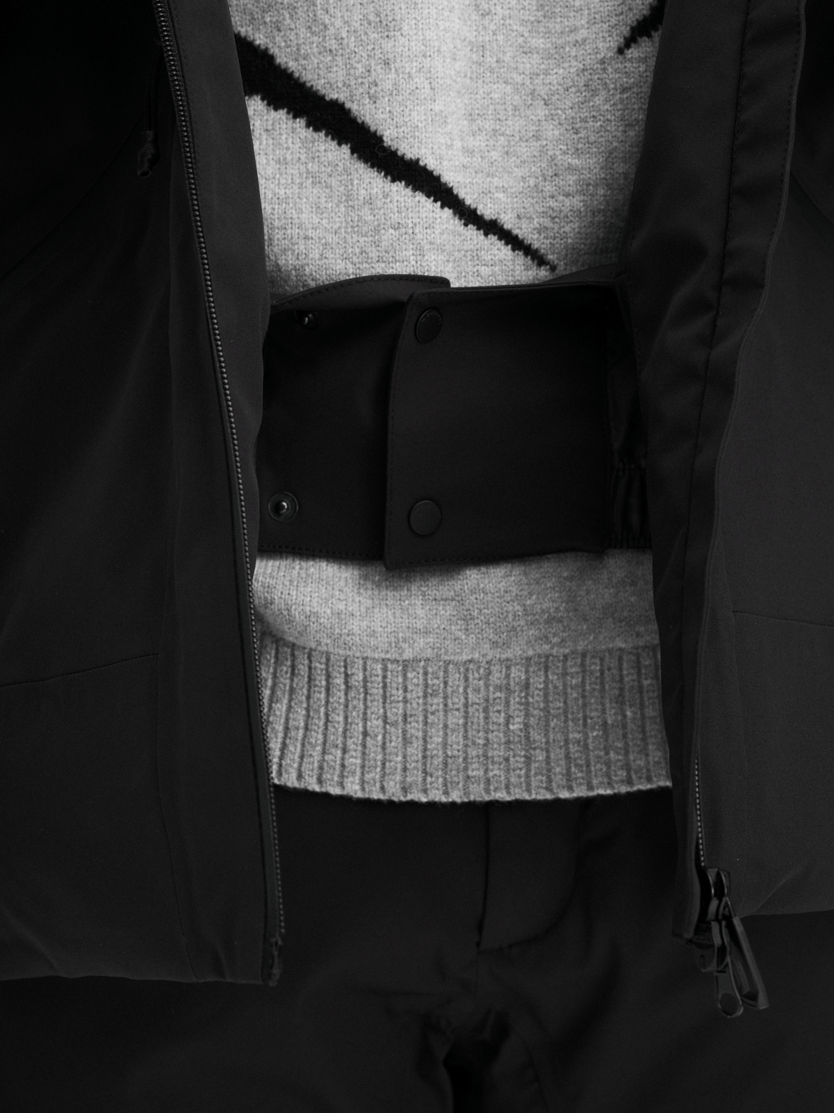 ALPINE JACKET 2.0 BLACK Everest Ski & Snowboard Jacket